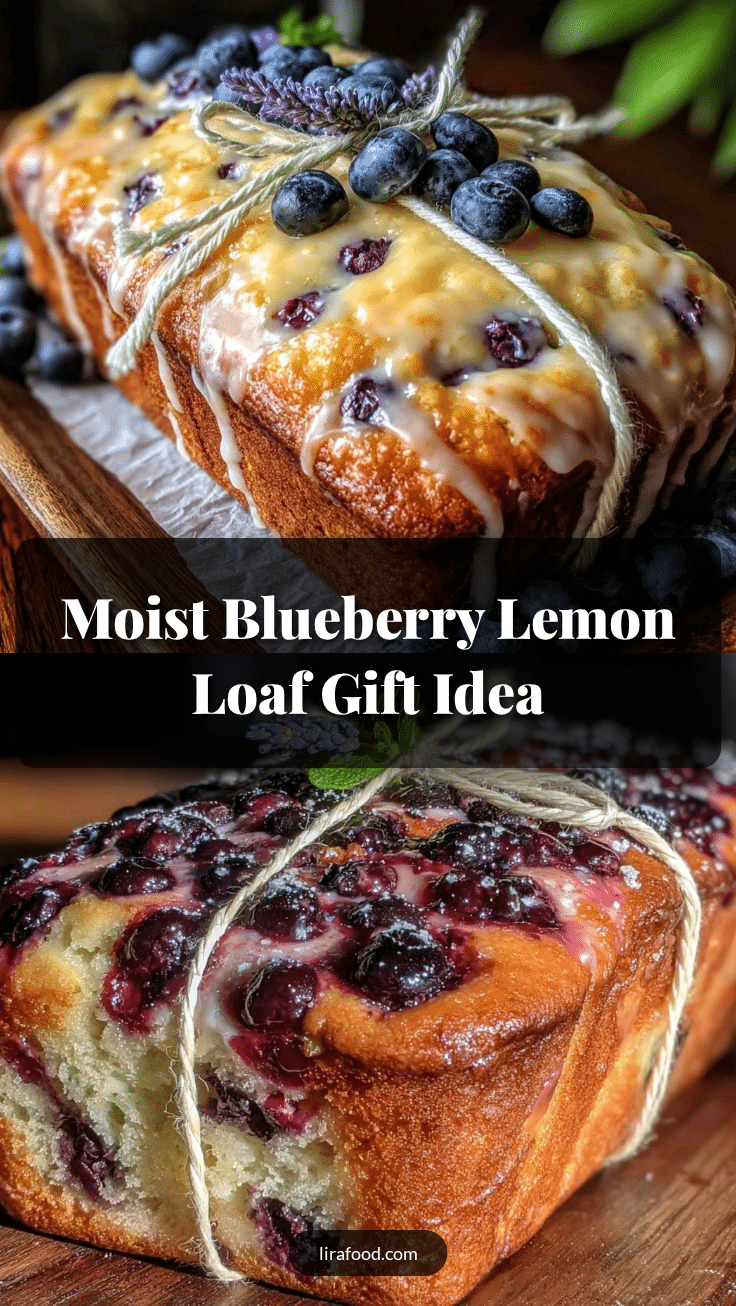 blueberry lemon loaf cake recipe