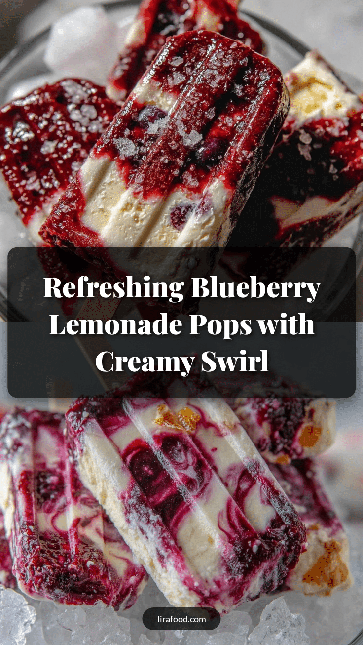 blueberry lemonade freezer pops recipe