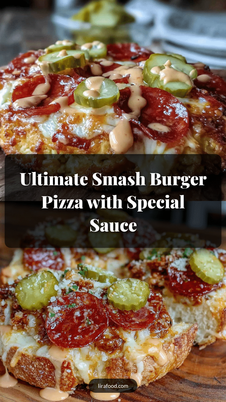 crispy smash burger pizza recipe