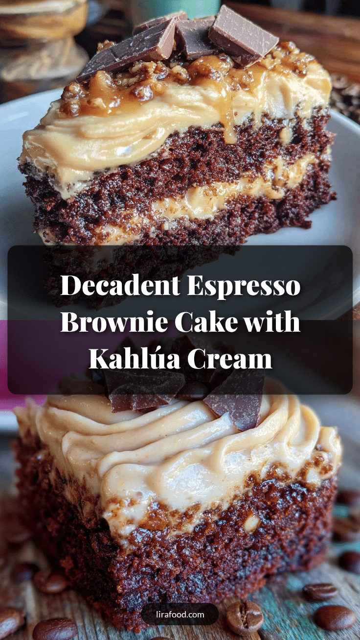 espresso brownie cake recipe