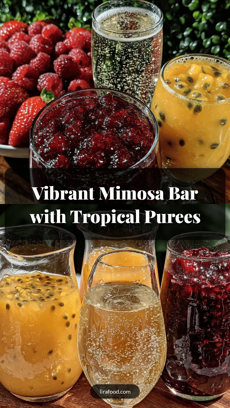 flavorful mimosa bar setup recipe