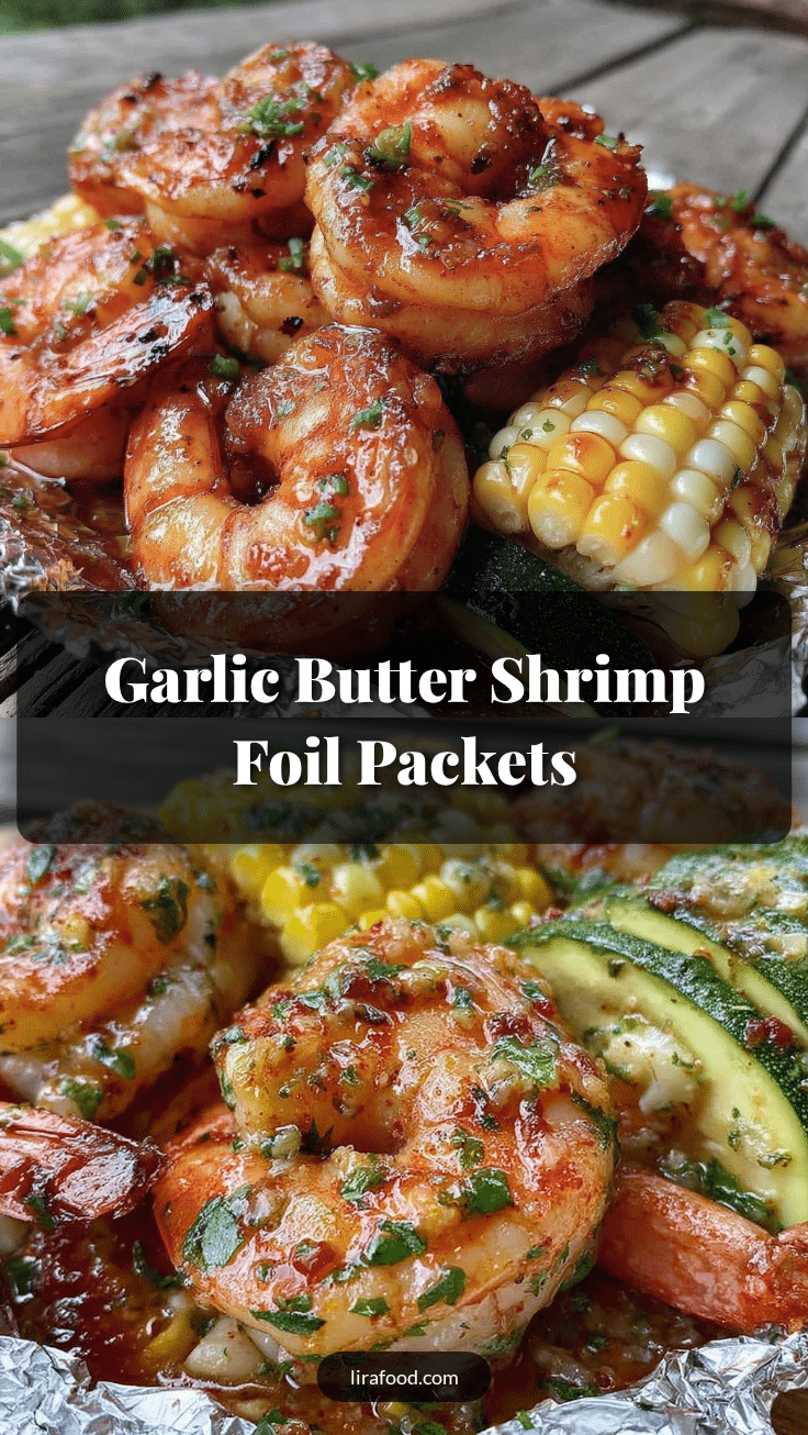 foil packet garlic butter shrimp recipe