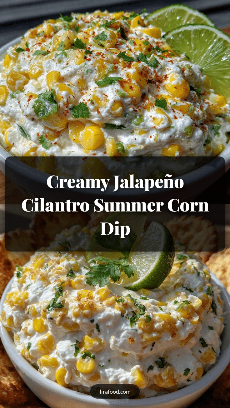 fresh cold summer corn dip recipe