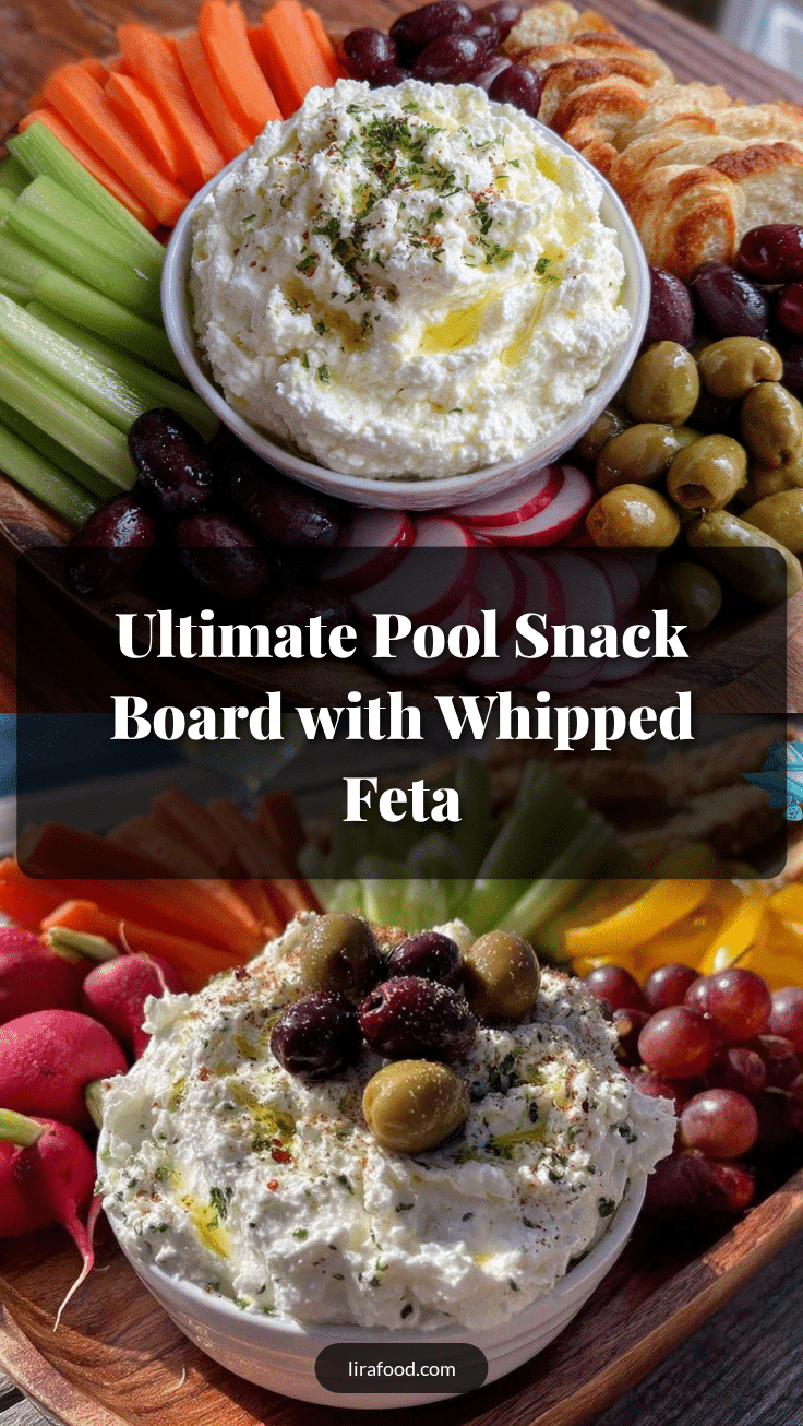 fresh pool snack board recipe