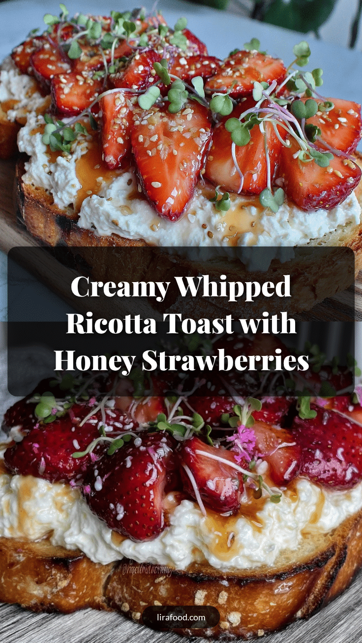 fresh whipped ricotta toast recipe