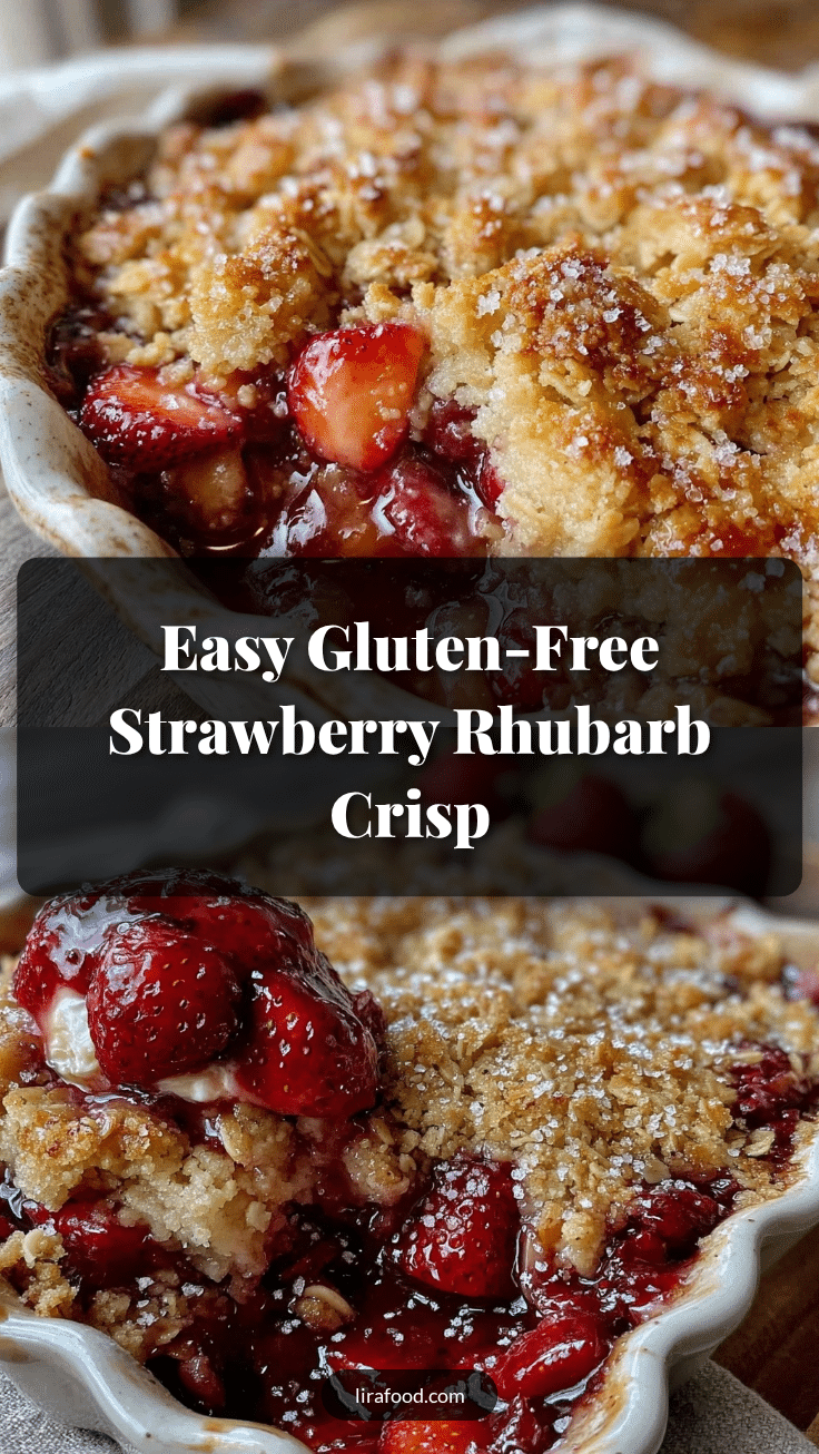 gluten-free strawberry rhubarb crisp recipe