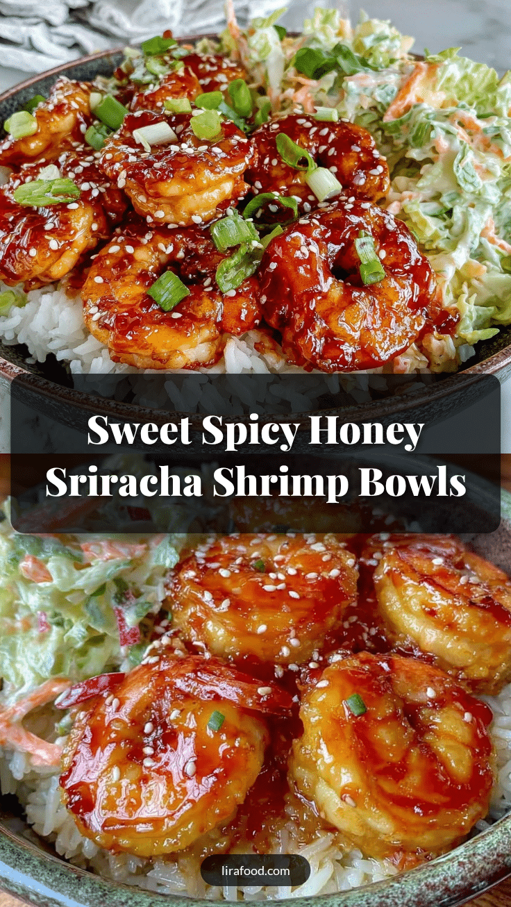 honey sriracha shrimp bowls recipe