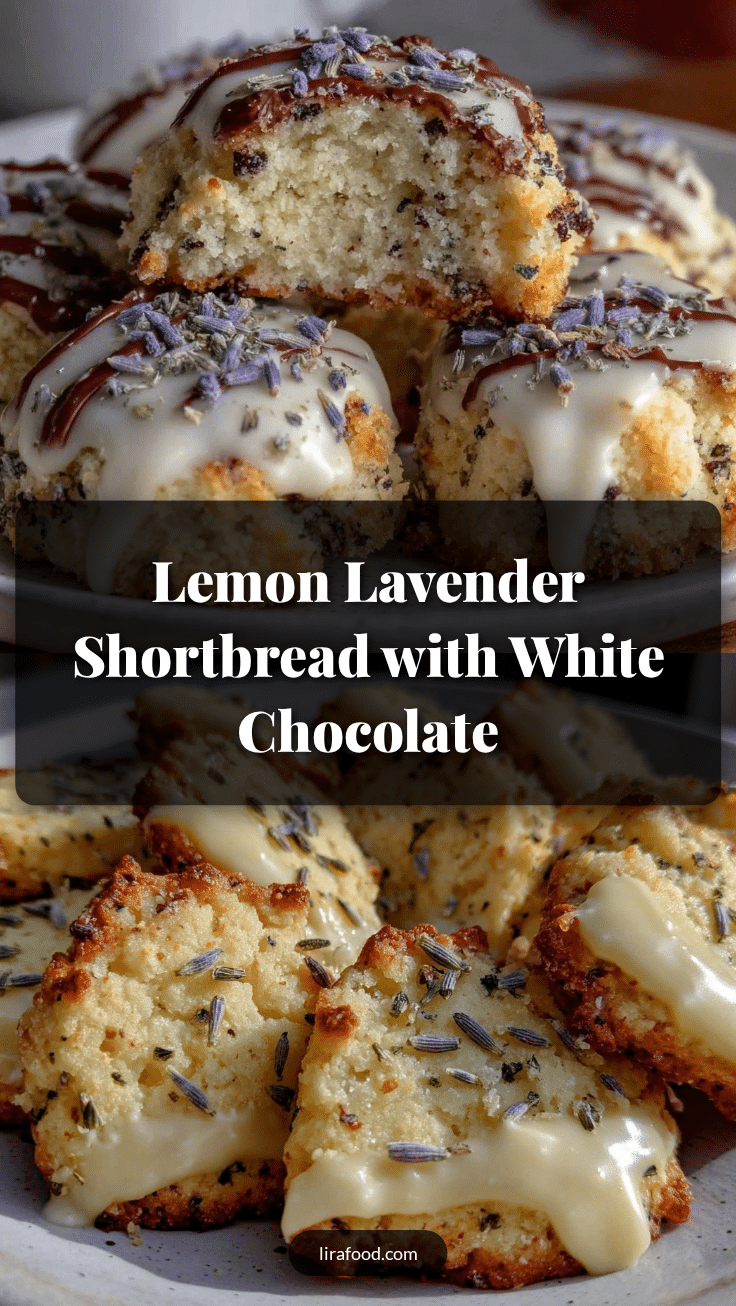lemon lavender shortbread cookies recipe