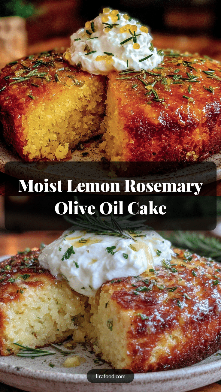 lemon rosemary olive oil cake recipe