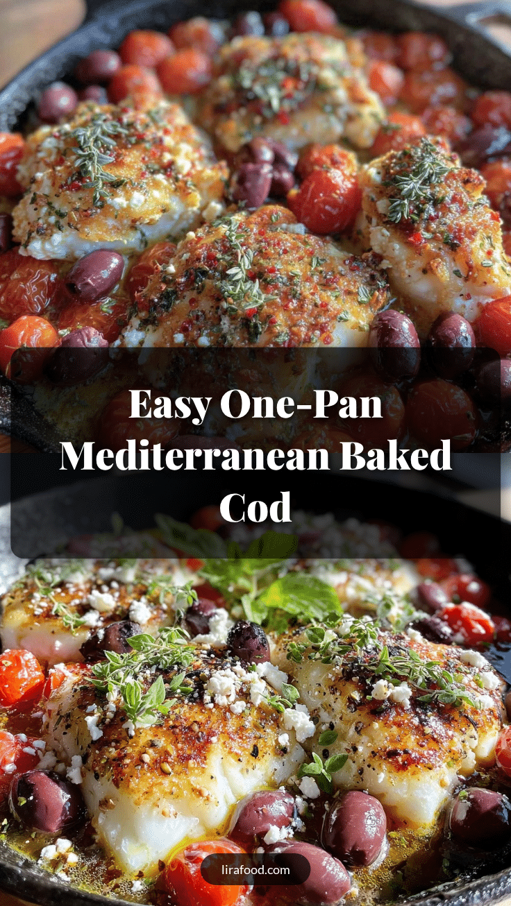 Mediterranean Baked Cod recipe