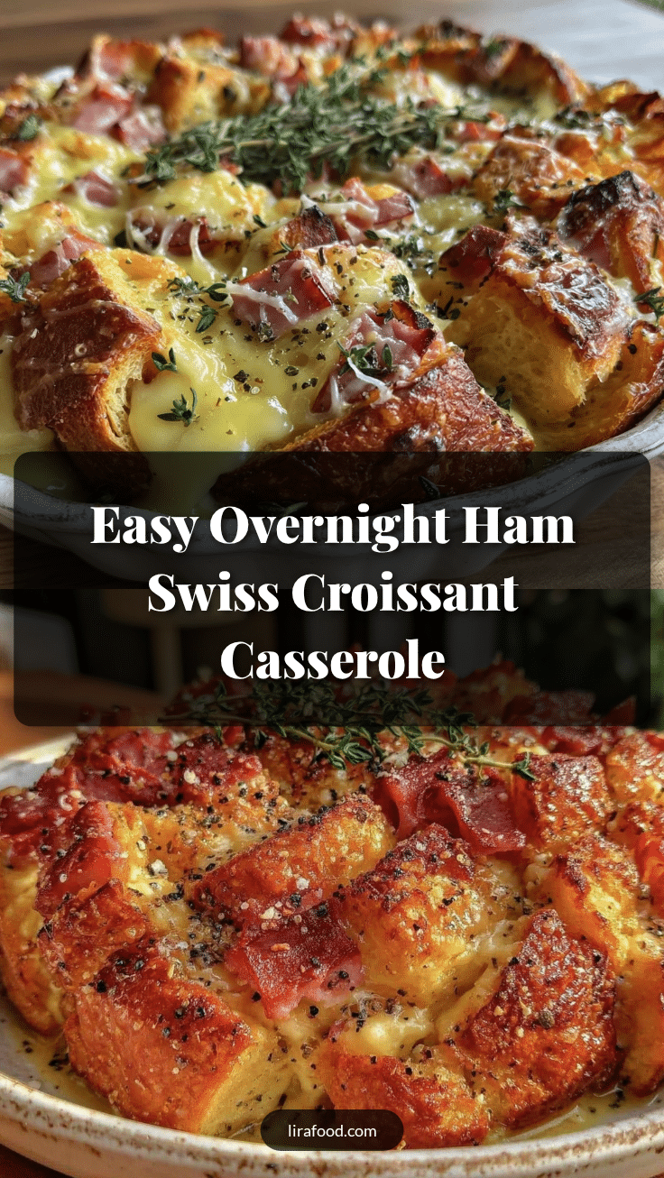 overnight croissant breakfast casserole recipe