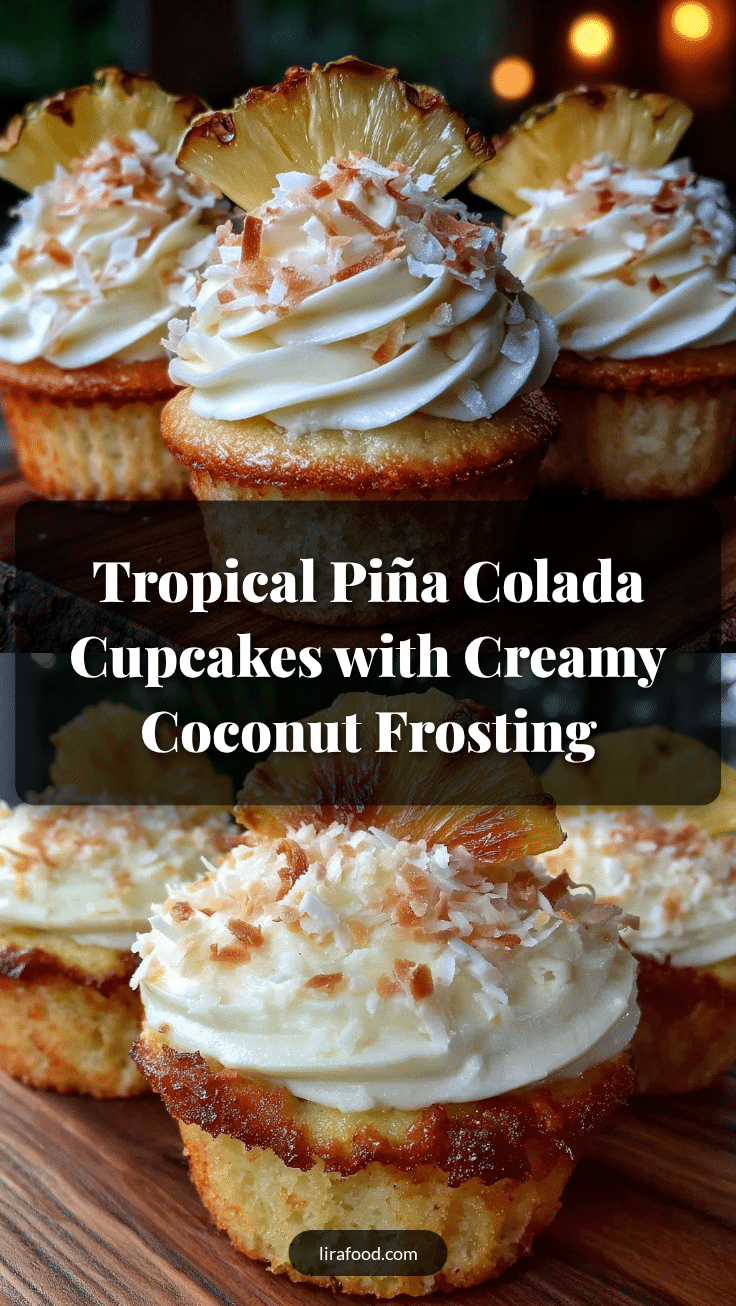 piña colada cupcakes recipe