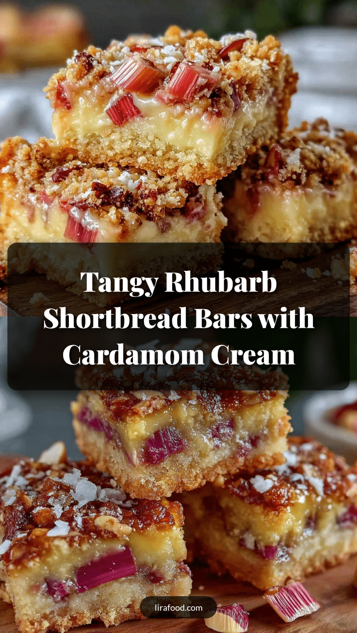 rhubarb shortbread bars recipe