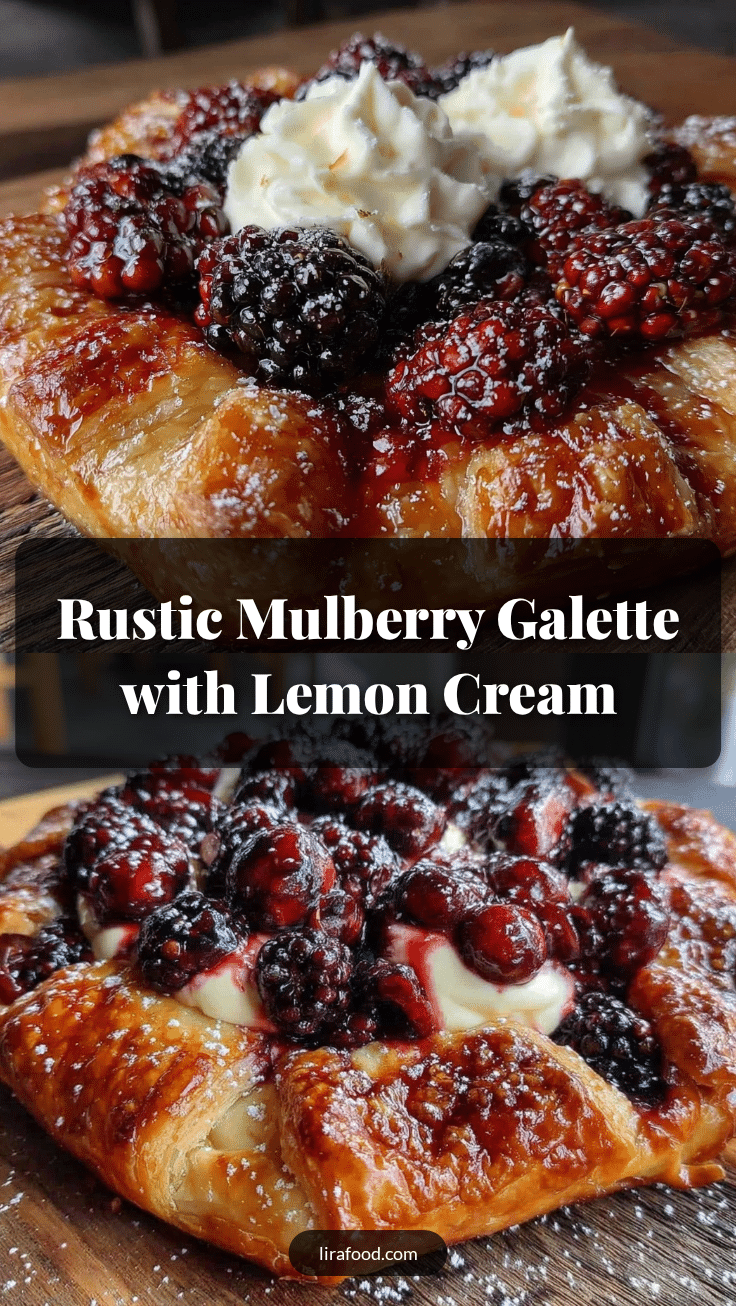Rustic Mulberry Galette recipe