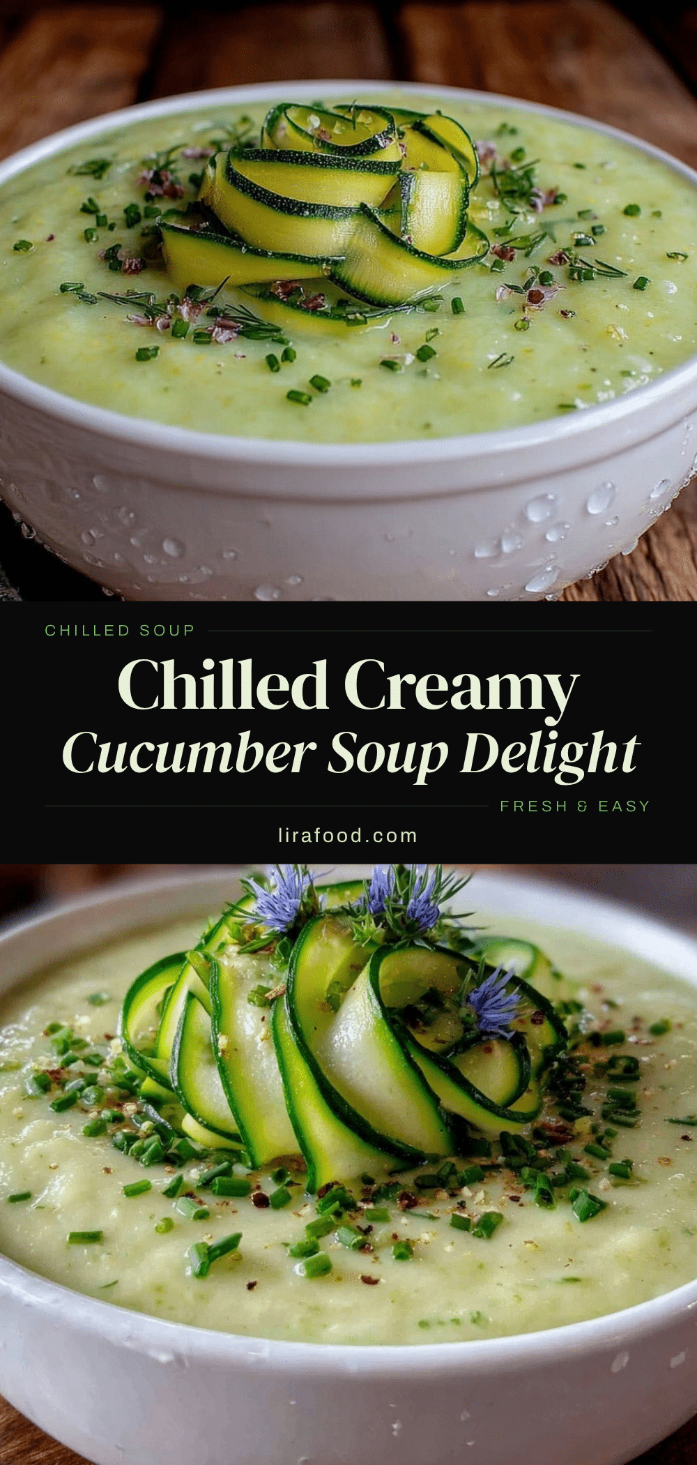 cozy cold cucumber soup recipe