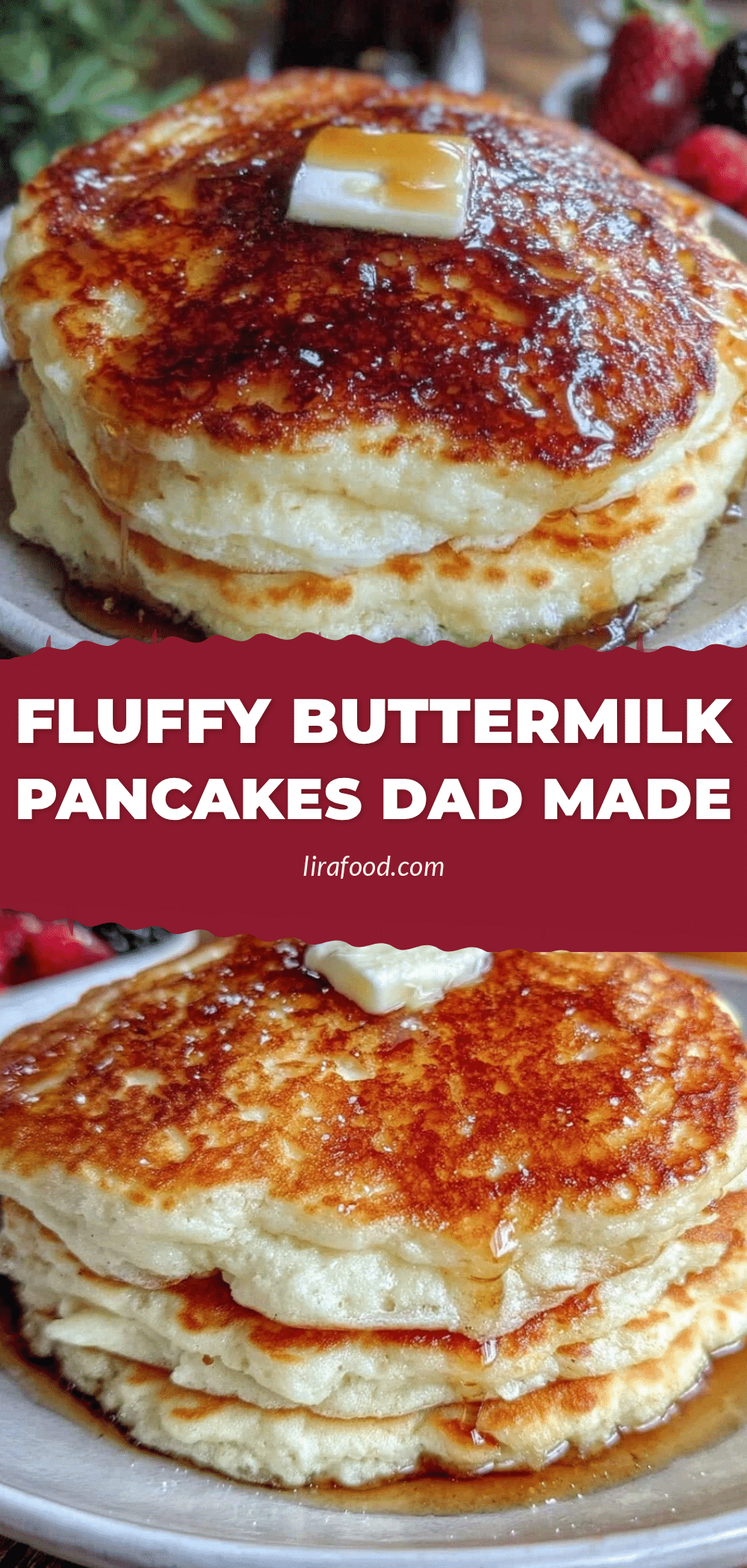 fluffy buttermilk pancakes recipe