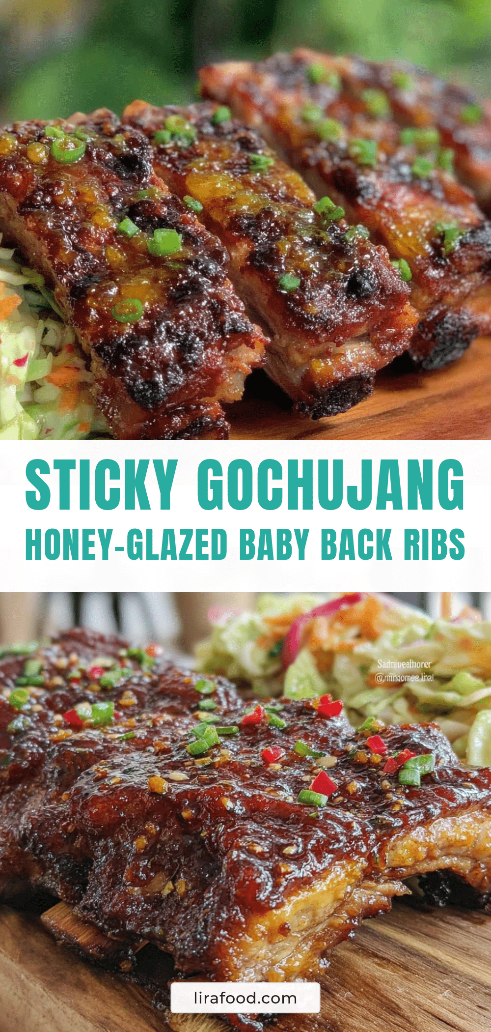 gochujang honey glazed baby back ribs recipe