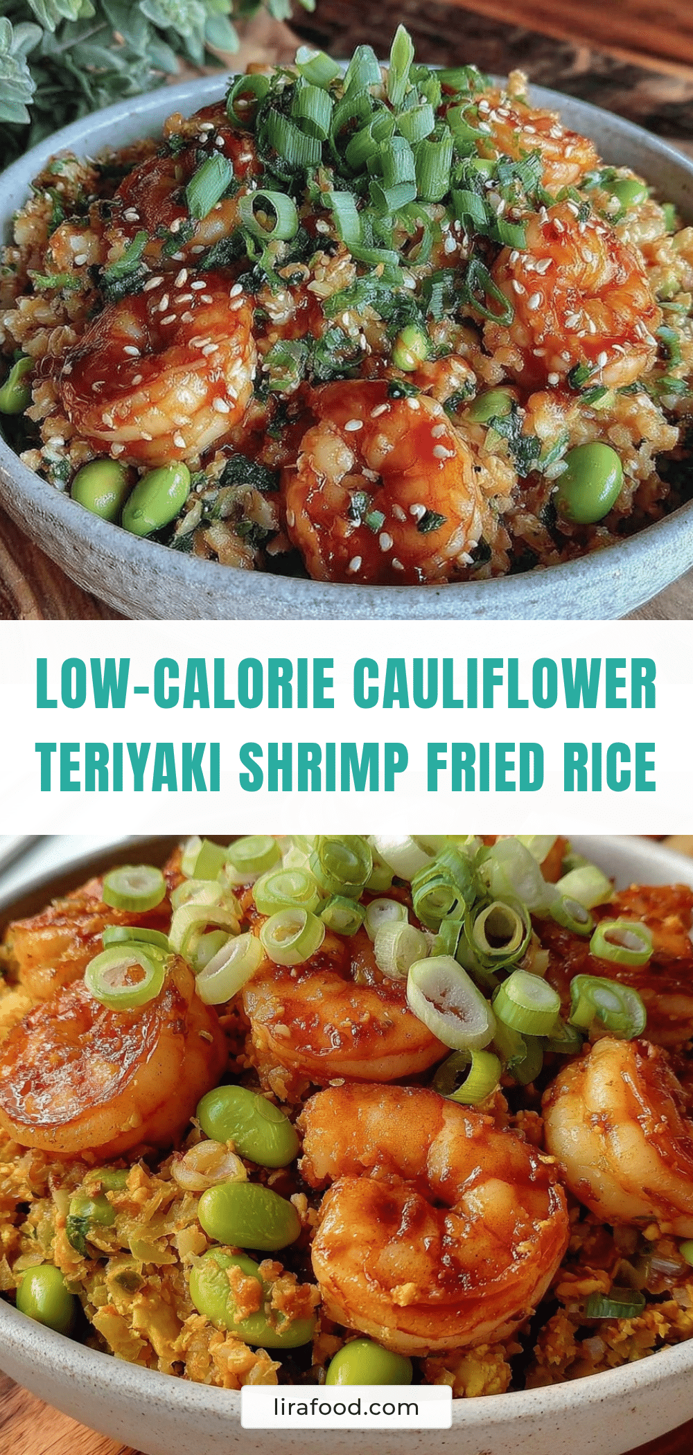 Healthy Cauliflower Teriyaki Fried Rice recipe