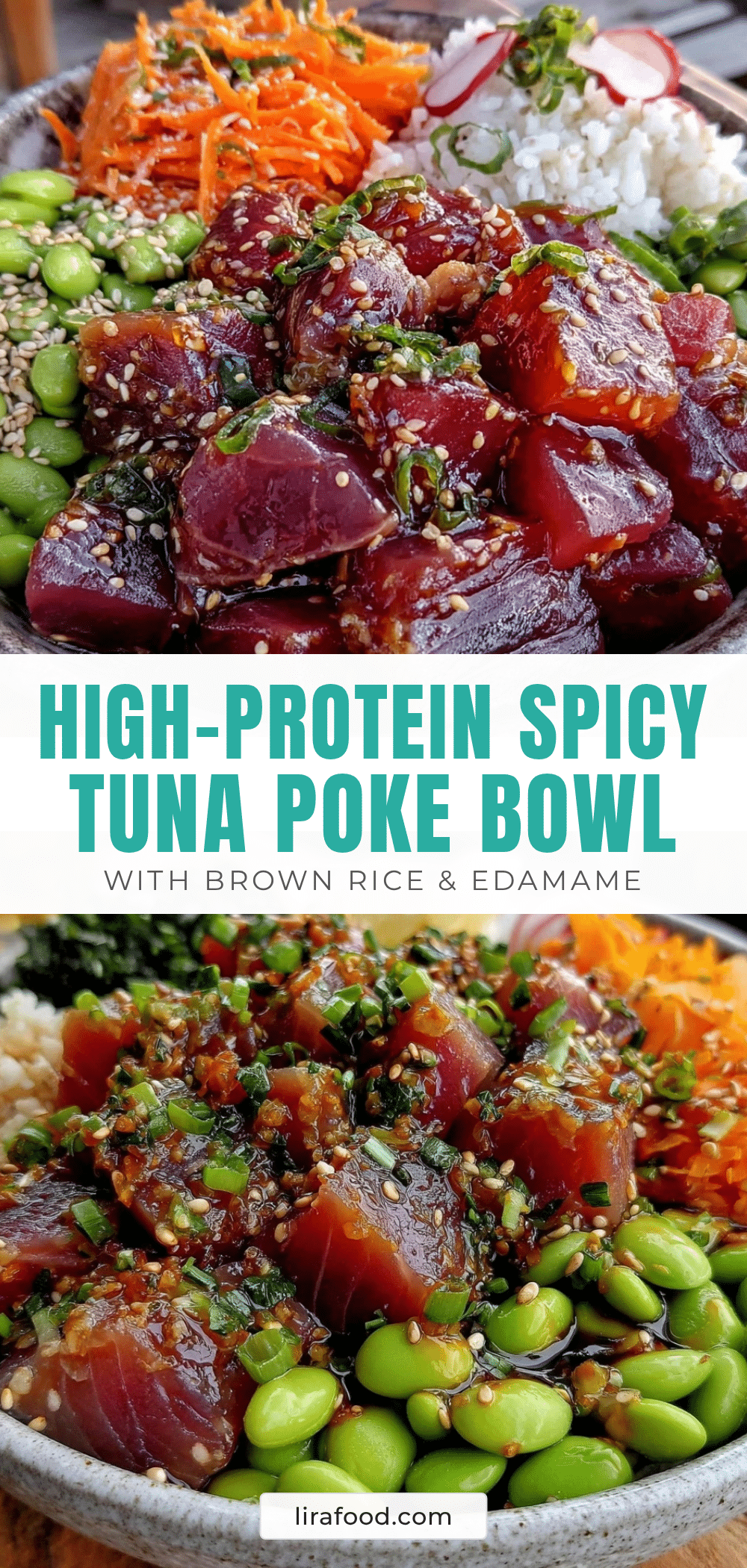 healthy tuna poke bowl recipe