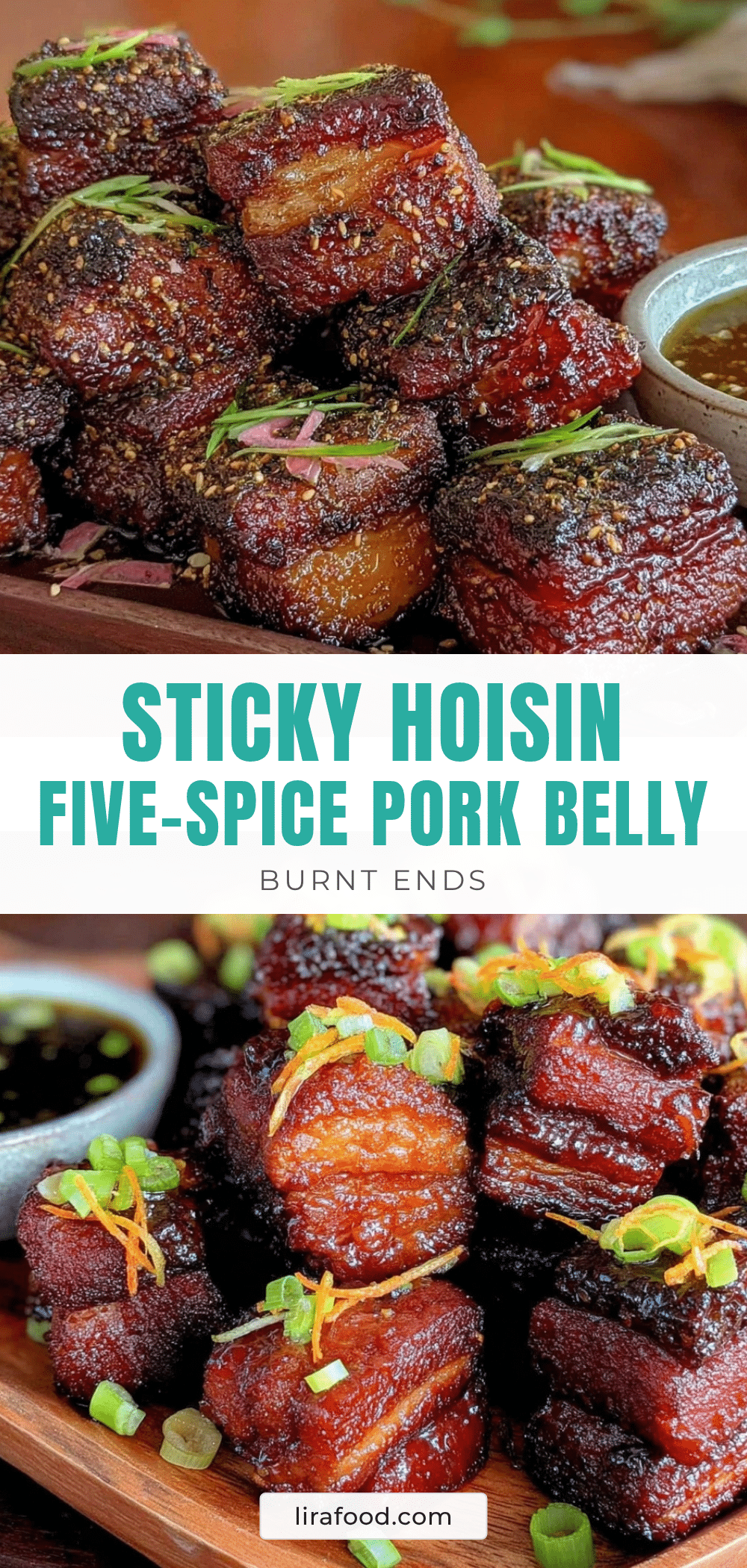 Hoisin Five-Spice Pork Belly Burnt Ends recipe