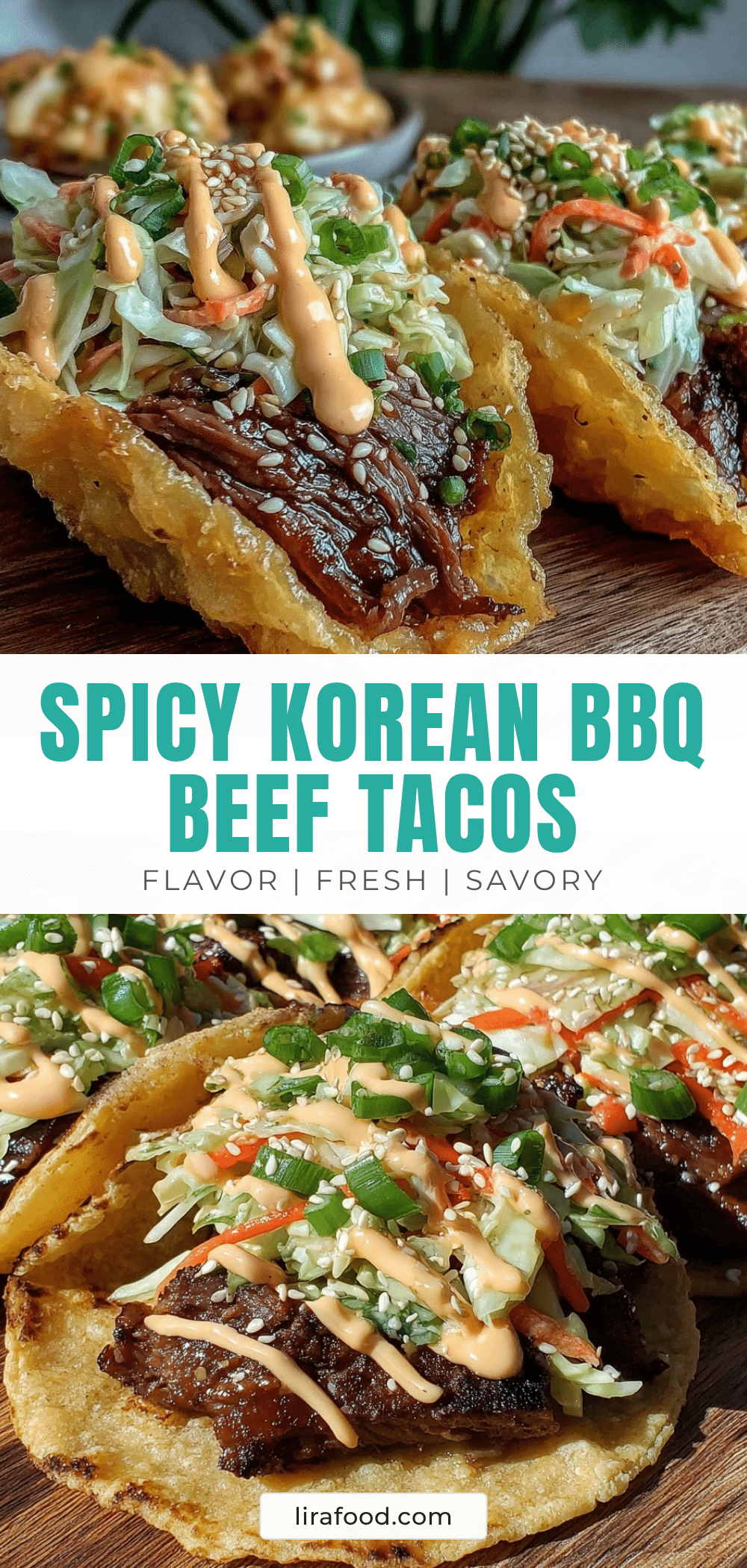 Korean BBQ beef tacos recipe