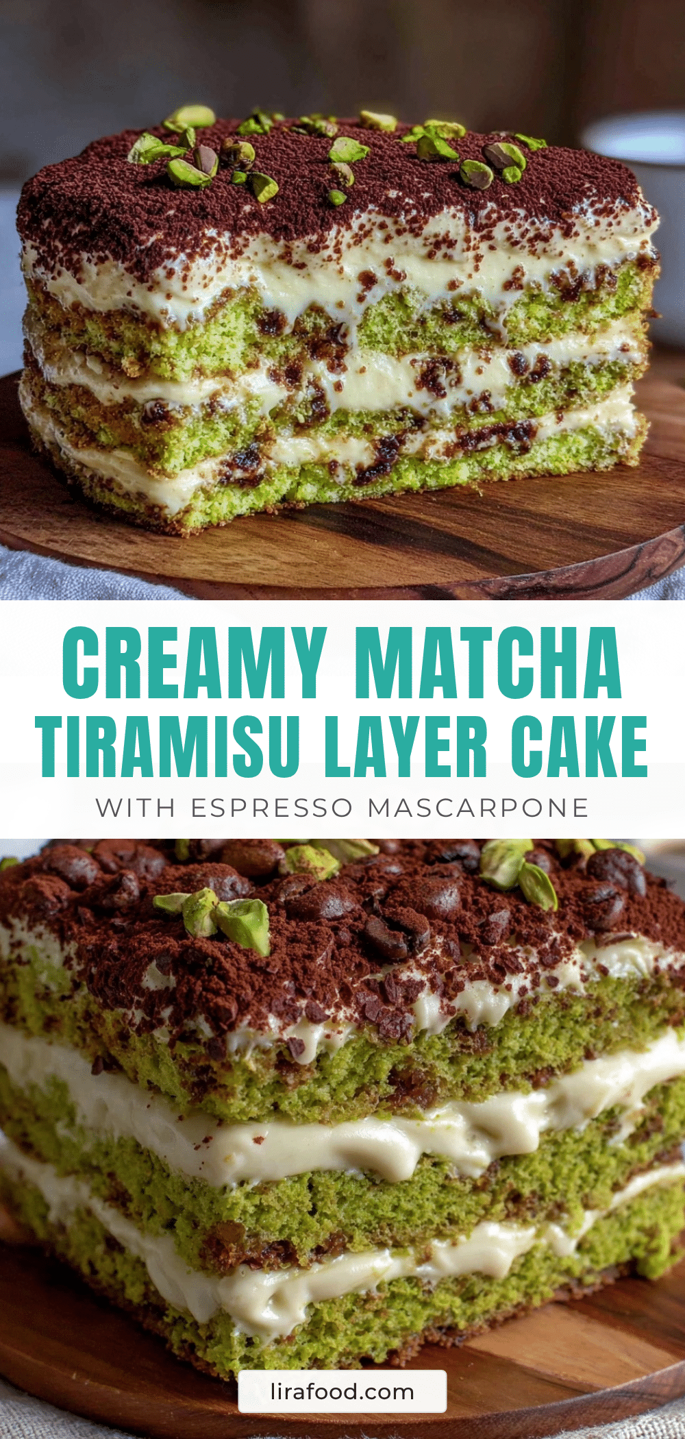 matcha tiramisu layer cake recipe