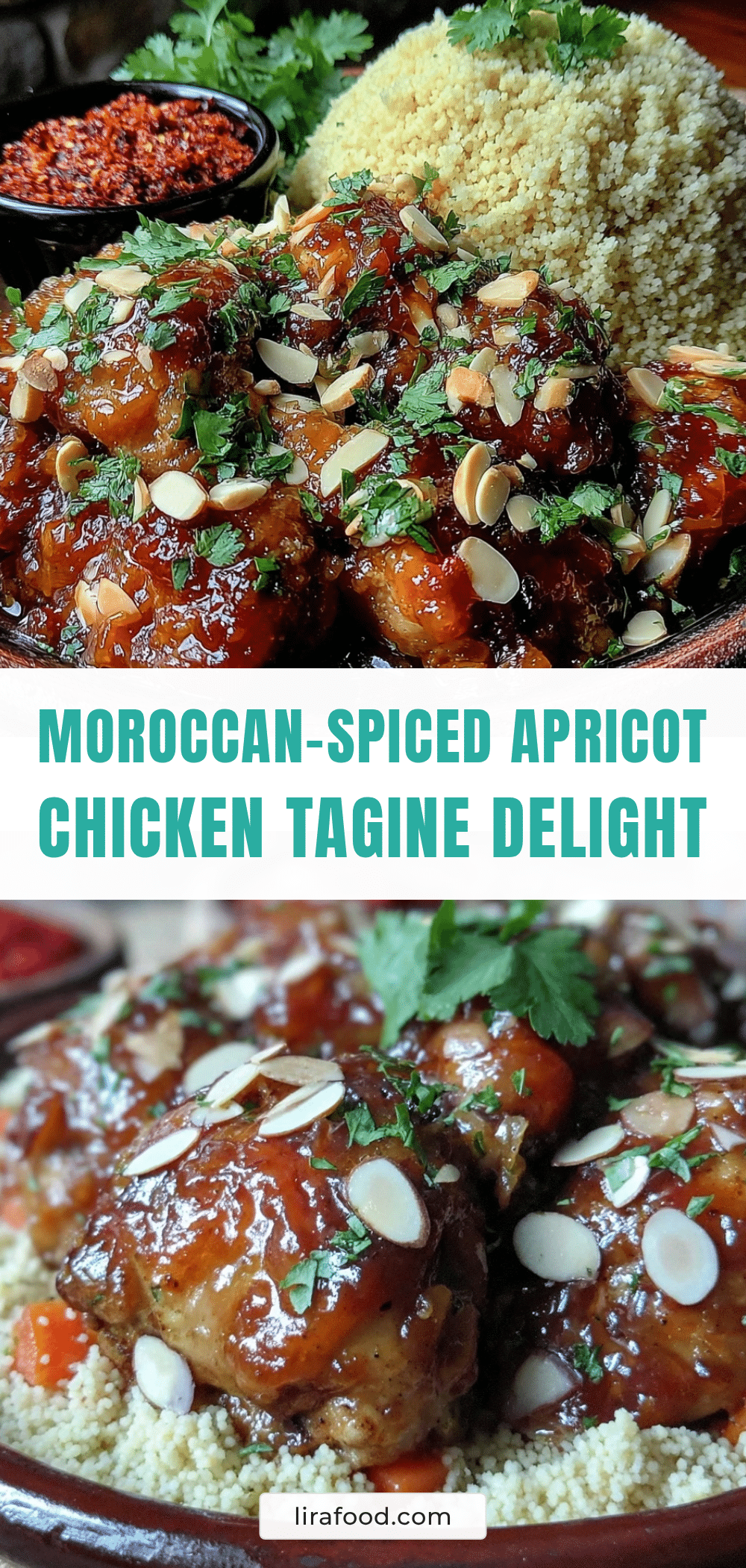 Moroccan-spiced apricot chicken tagine recipe