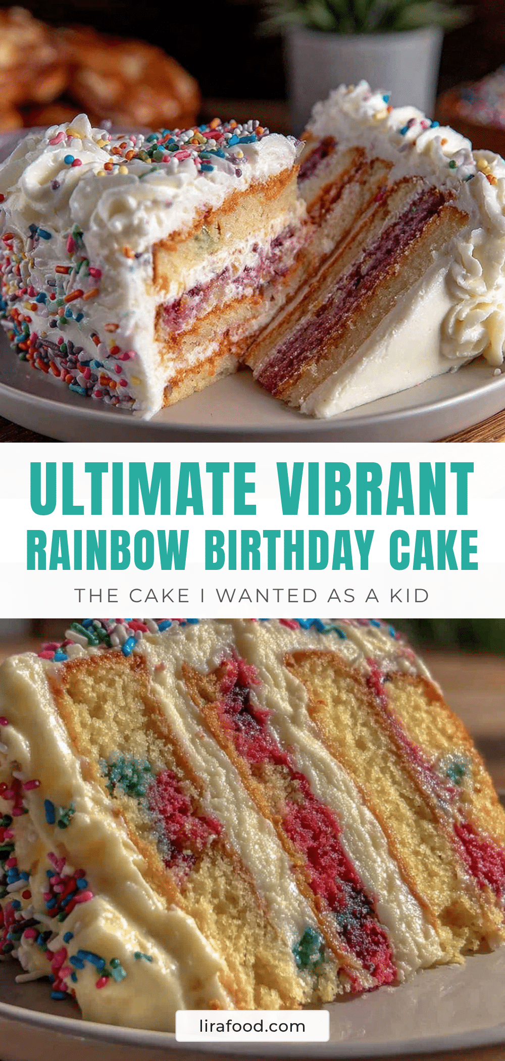 perfect rainbow birthday cake recipe