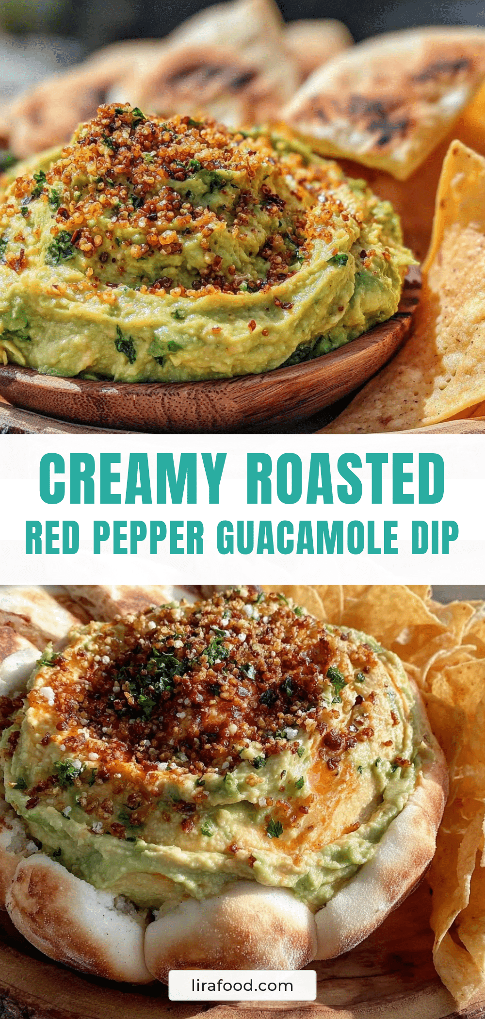 roasted red pepper hummus guacamole recipe