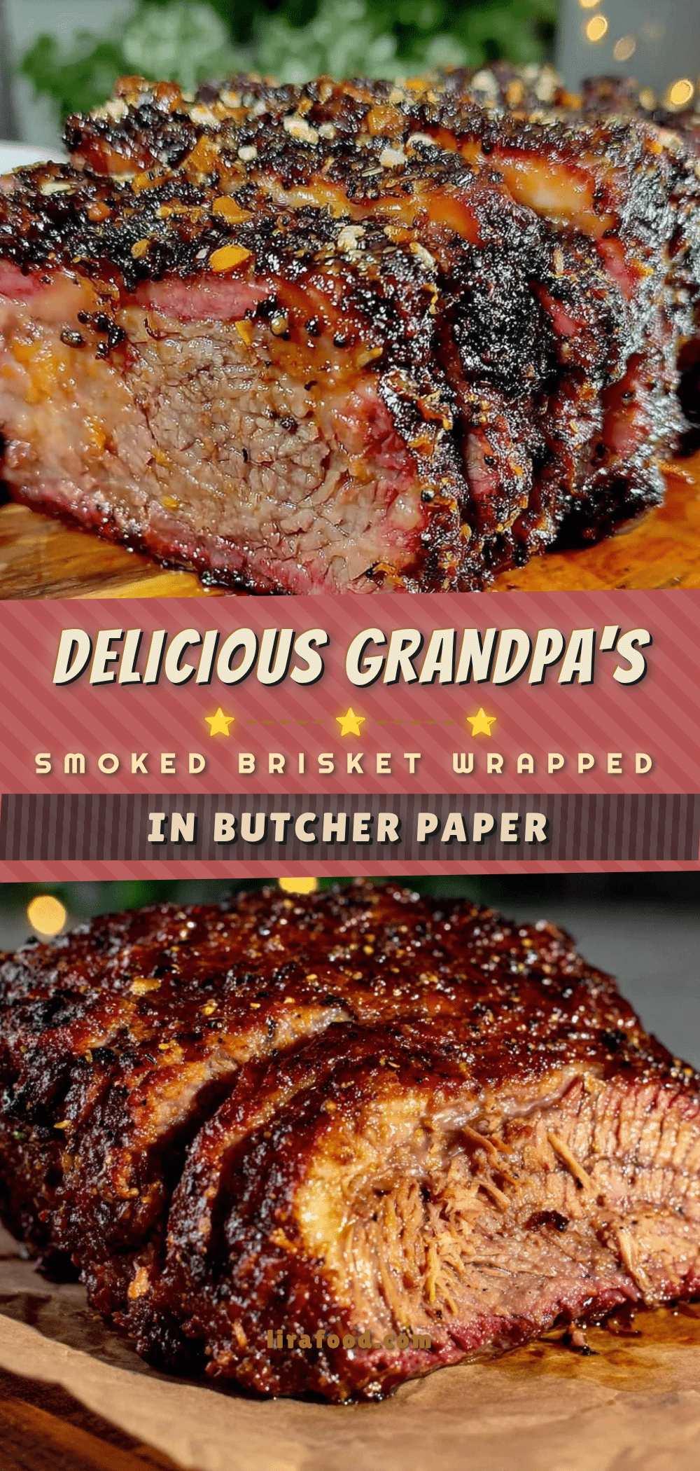 smoked brisket wrapped in butcher paper recipe