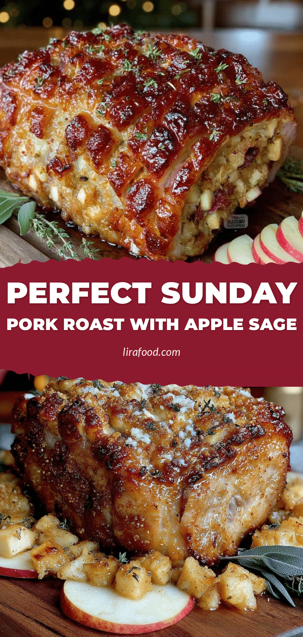 Sunday pork roast recipe