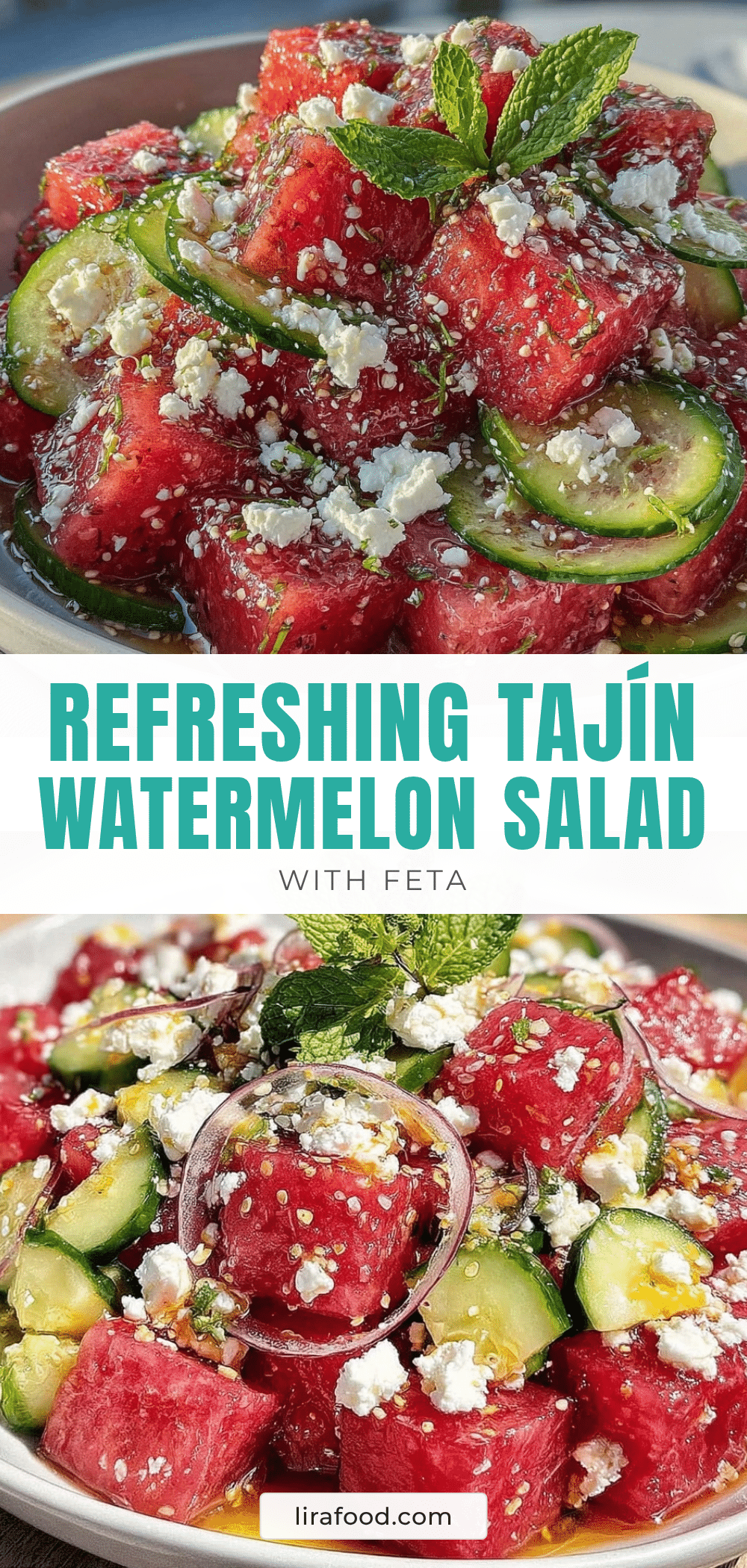 tajín-spiced watermelon salad recipe