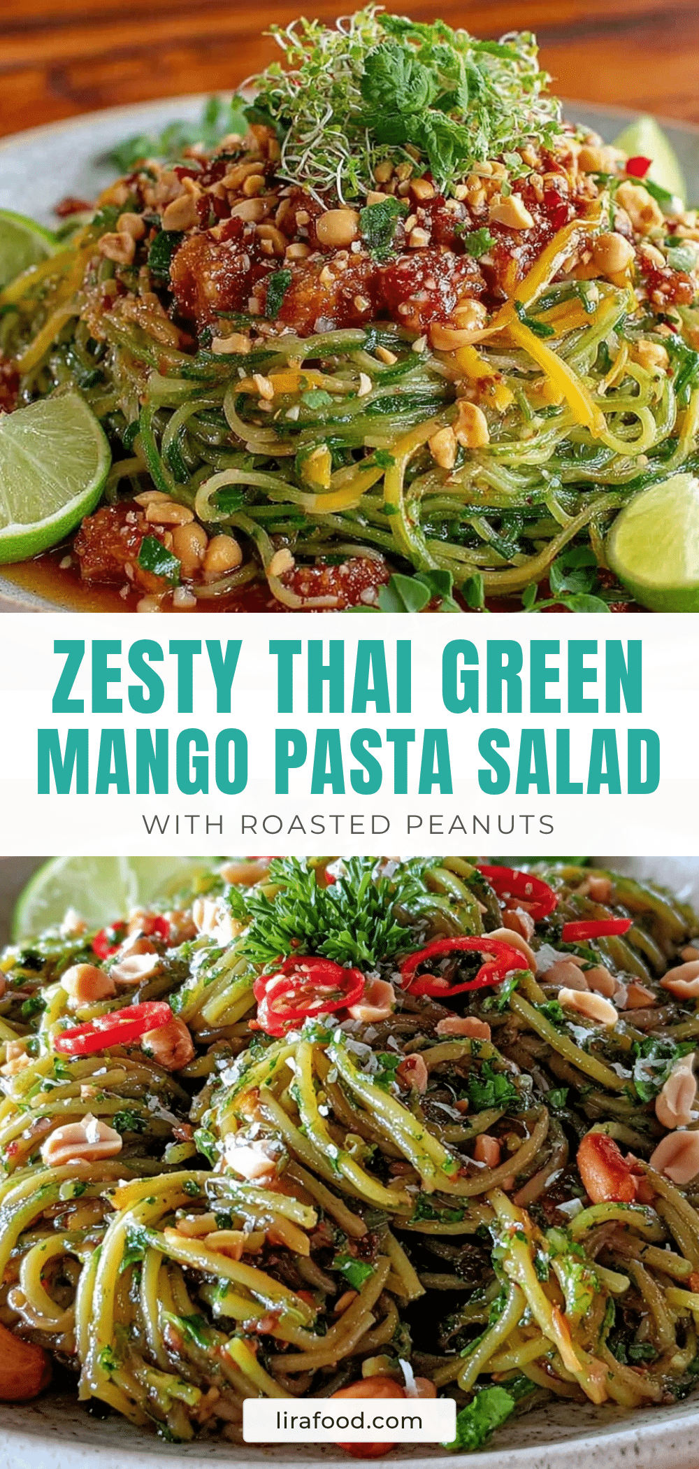 thai green mango pasta salad recipe