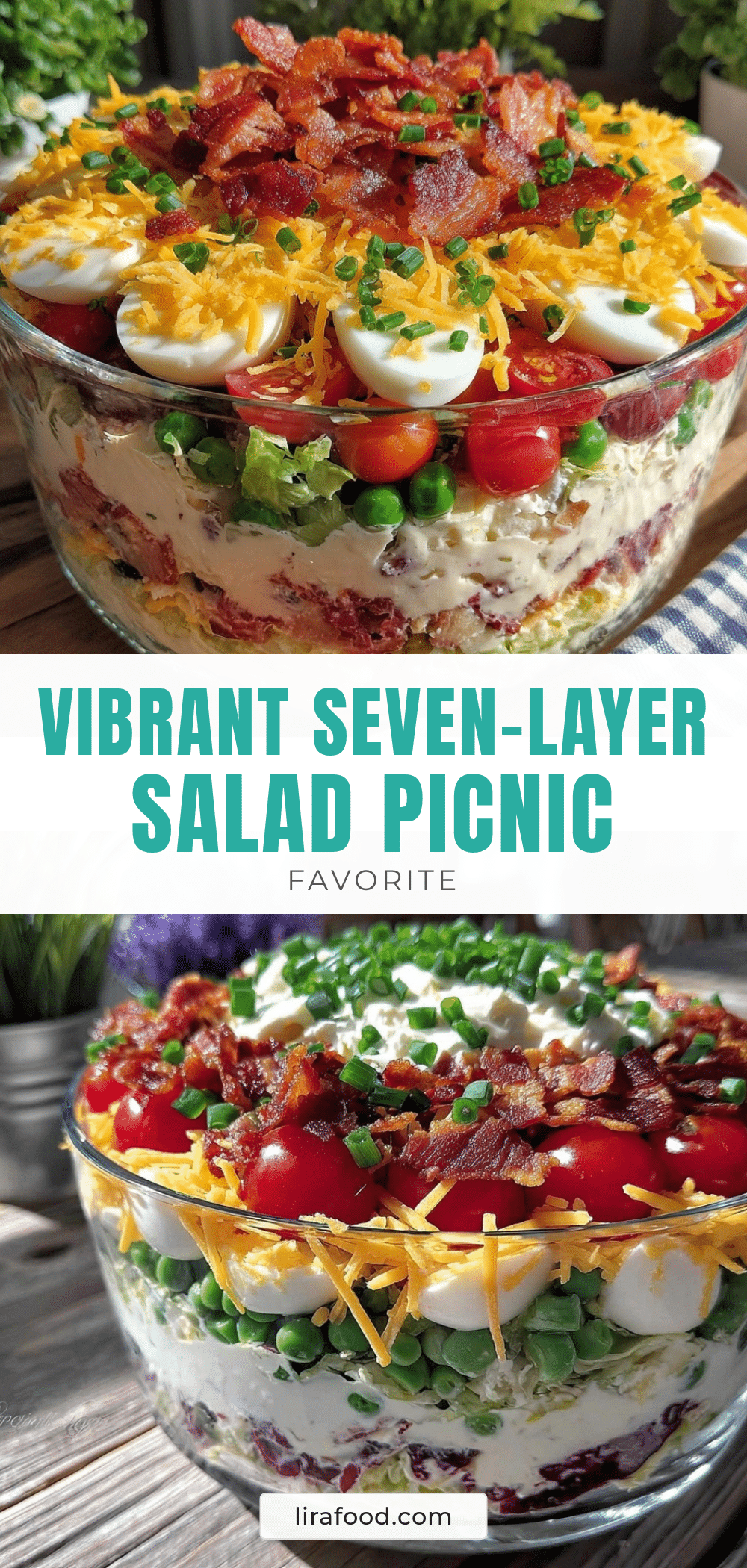 vibrant seven-layer salad recipe