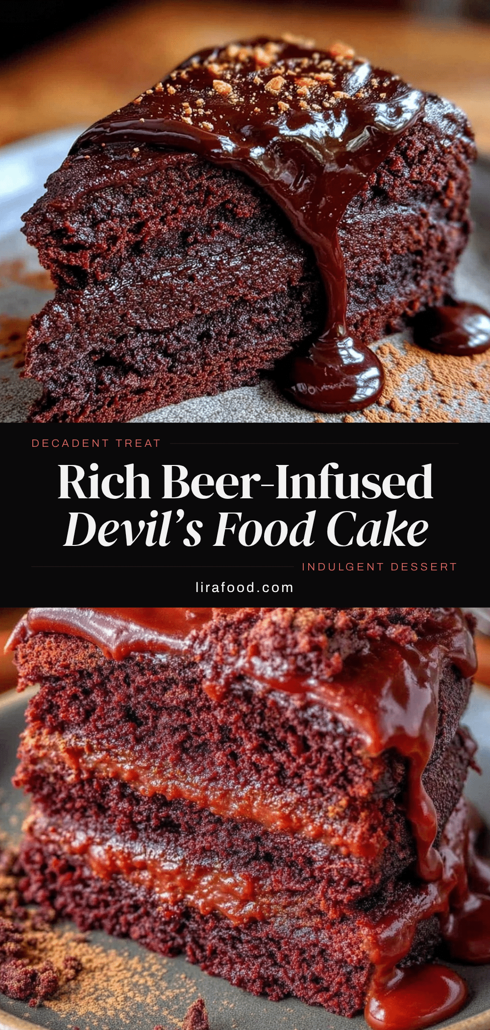 beer-infused devils food cake recipe