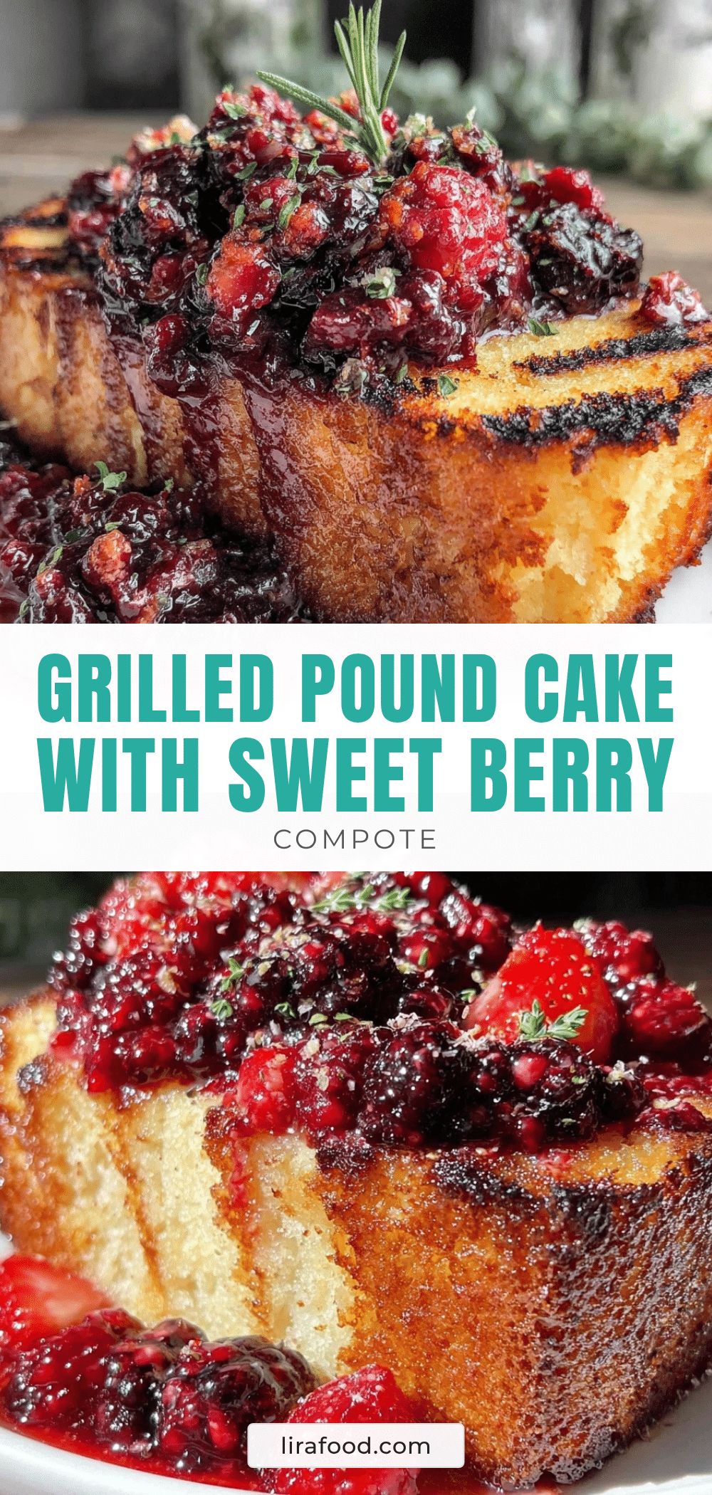 crispy grilled pound cake recipe