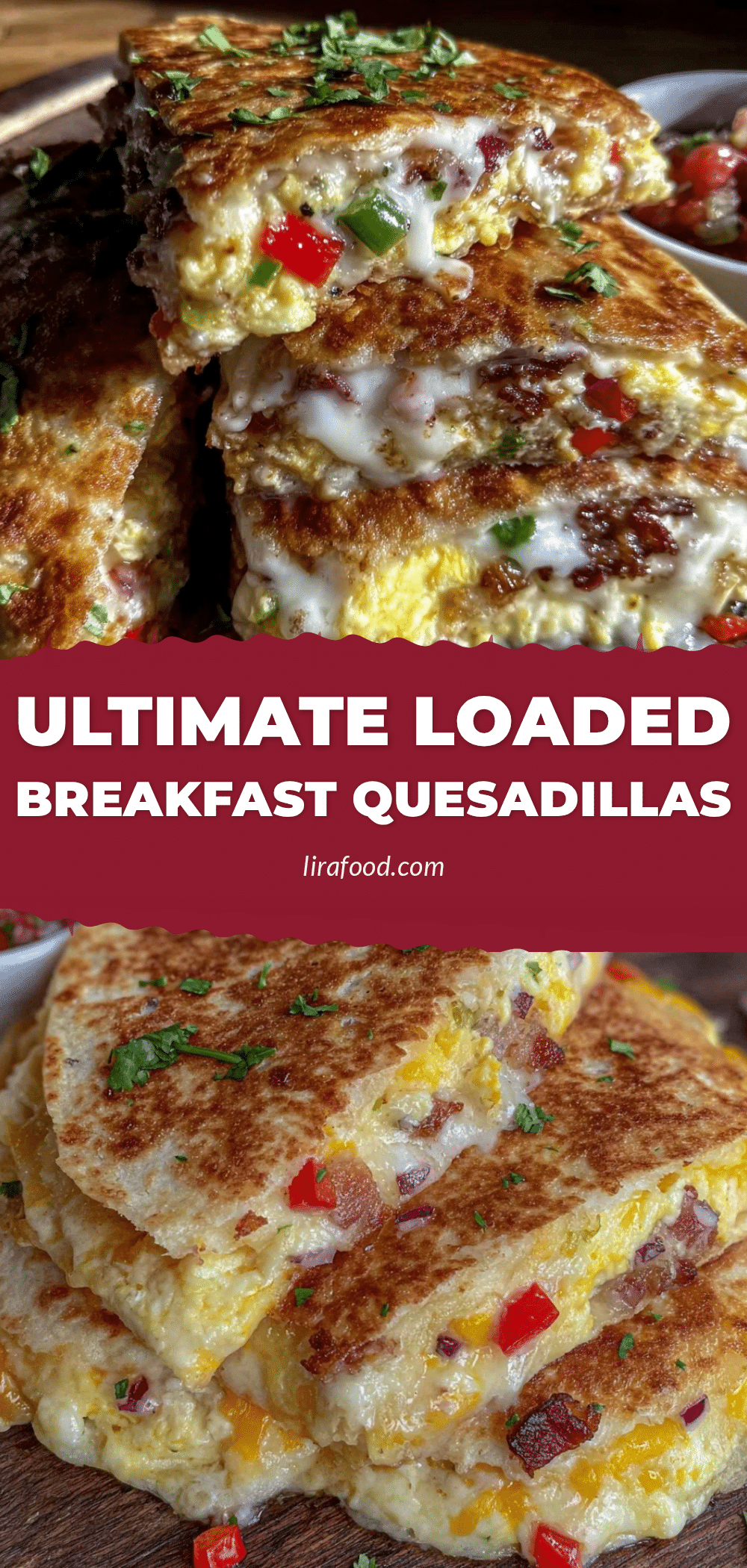 crispy loaded breakfast quesadillas recipe