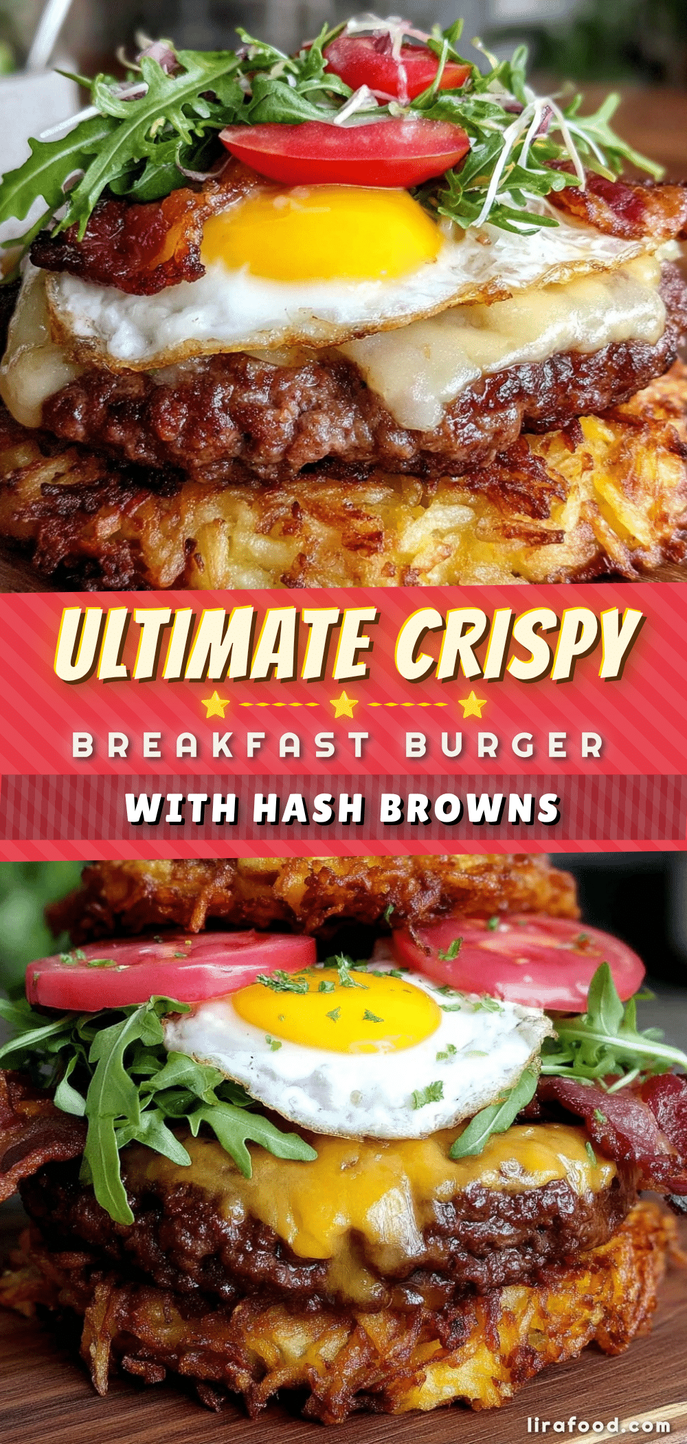 crispy ultimate breakfast burger recipe