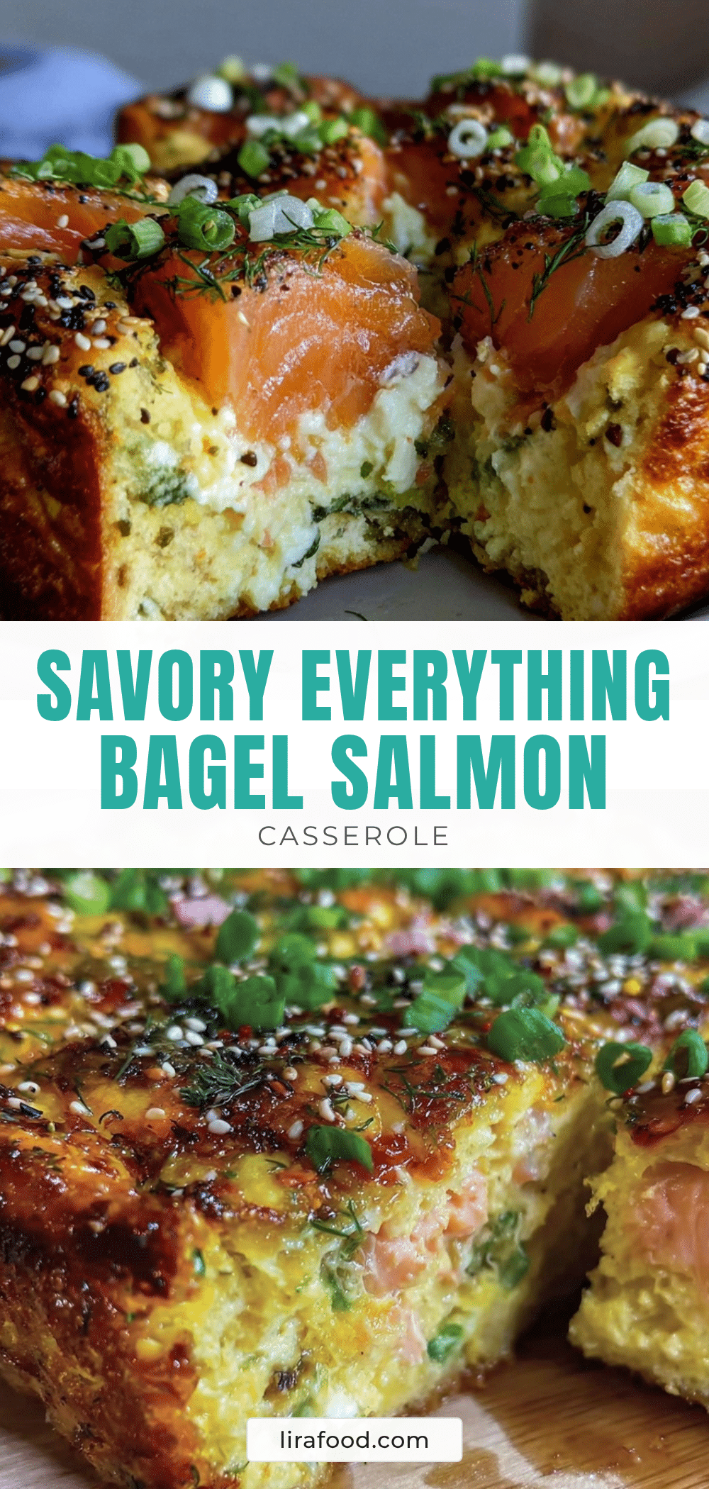 everything bagel breakfast casserole recipe