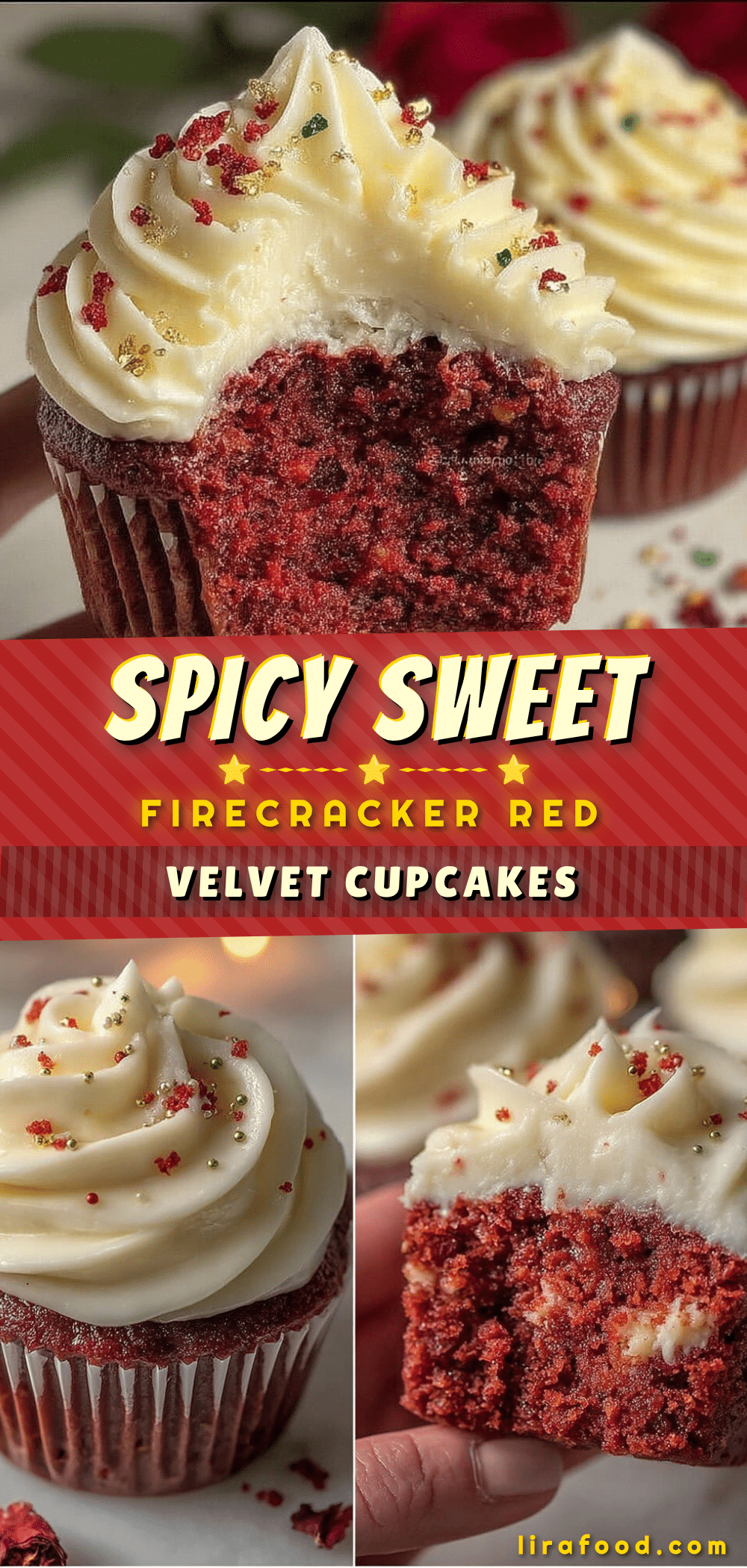 firecracker red velvet cupcakes recipe