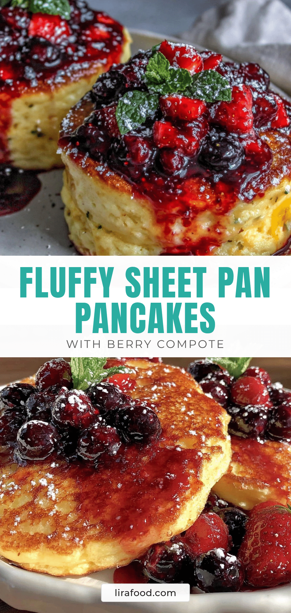 fluffy sheet pan pancakes recipe