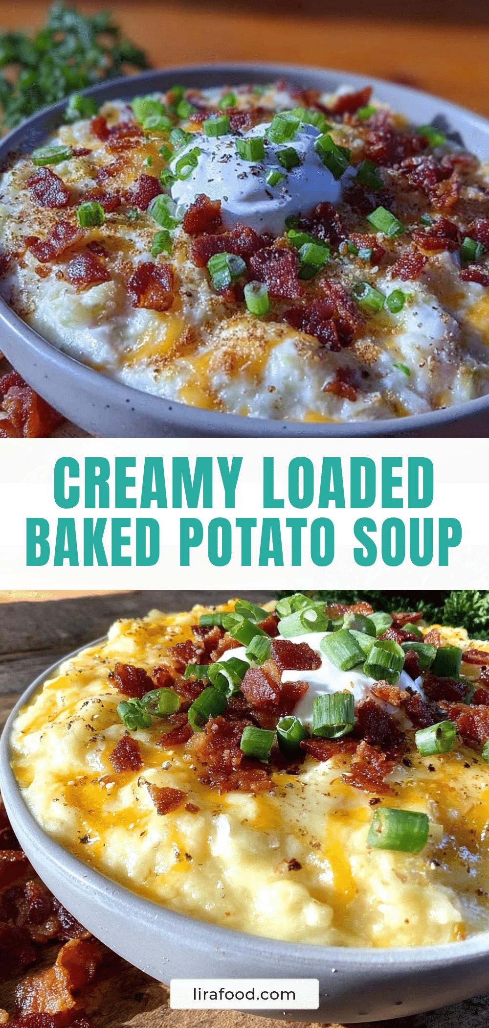 loaded baked potato soup recipe