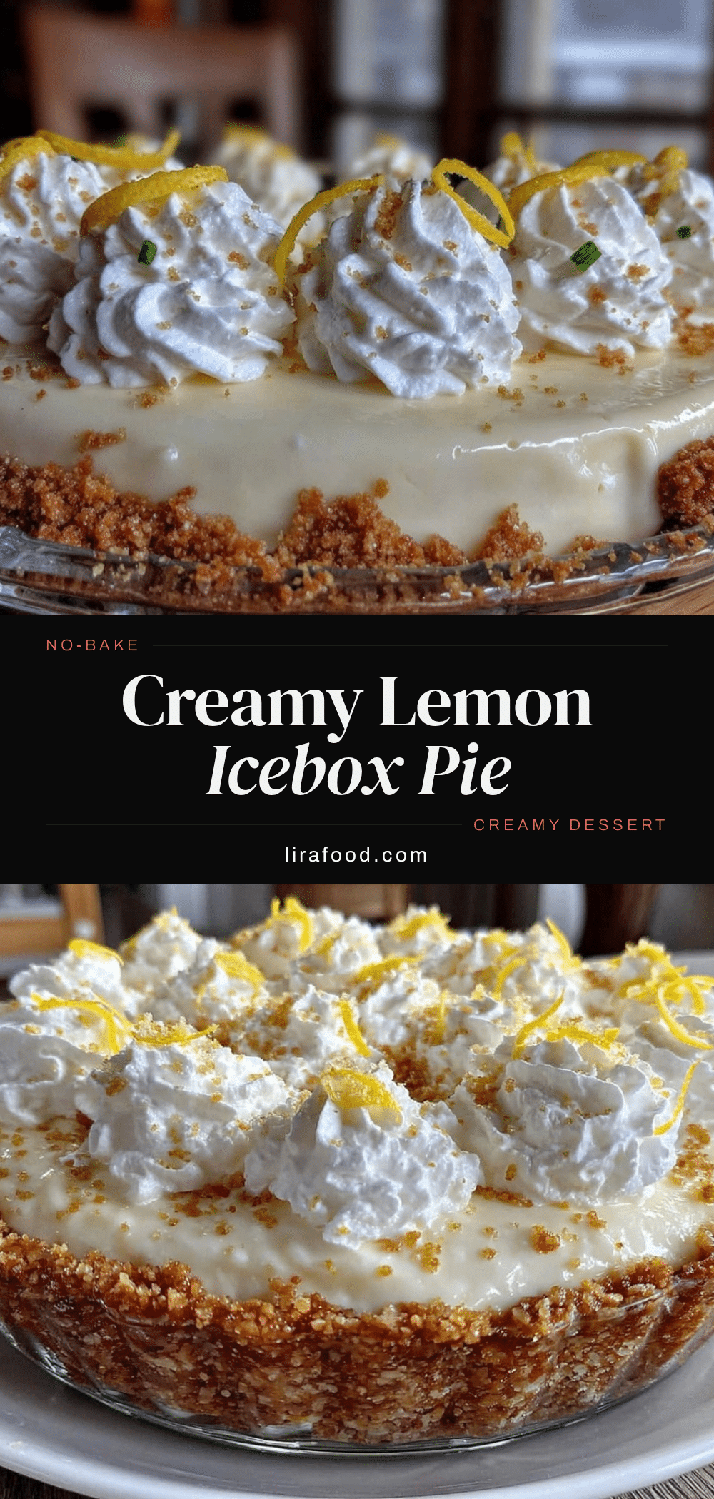 no-bake lemon icebox pie recipe