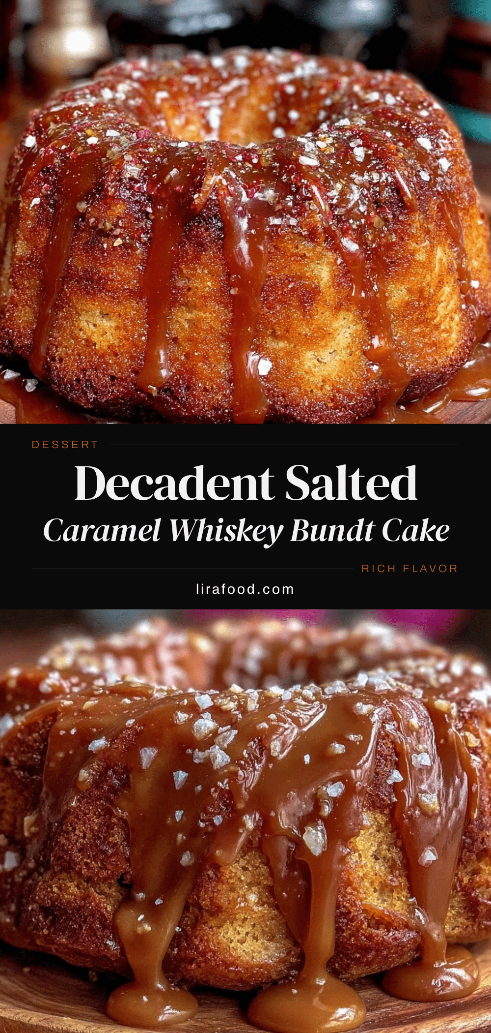 salted caramel whiskey bundt cake recipe