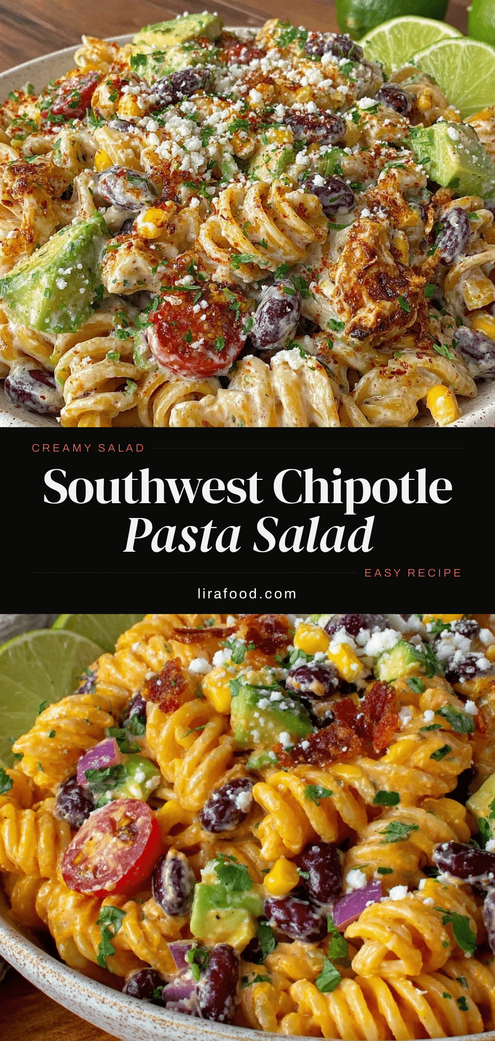Southwest Chipotle Pasta Salad recipe