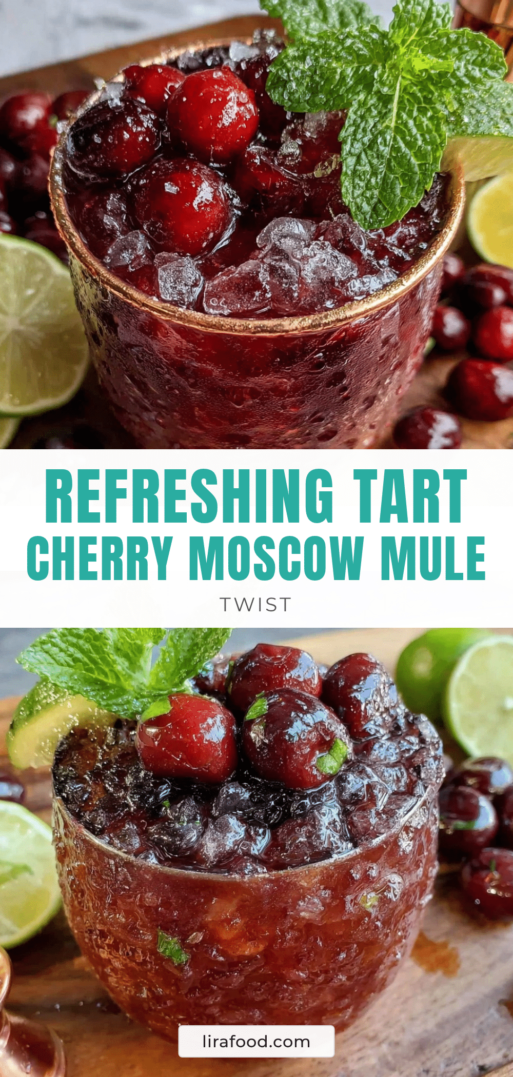 Tart Cherry Moscow Mule recipe