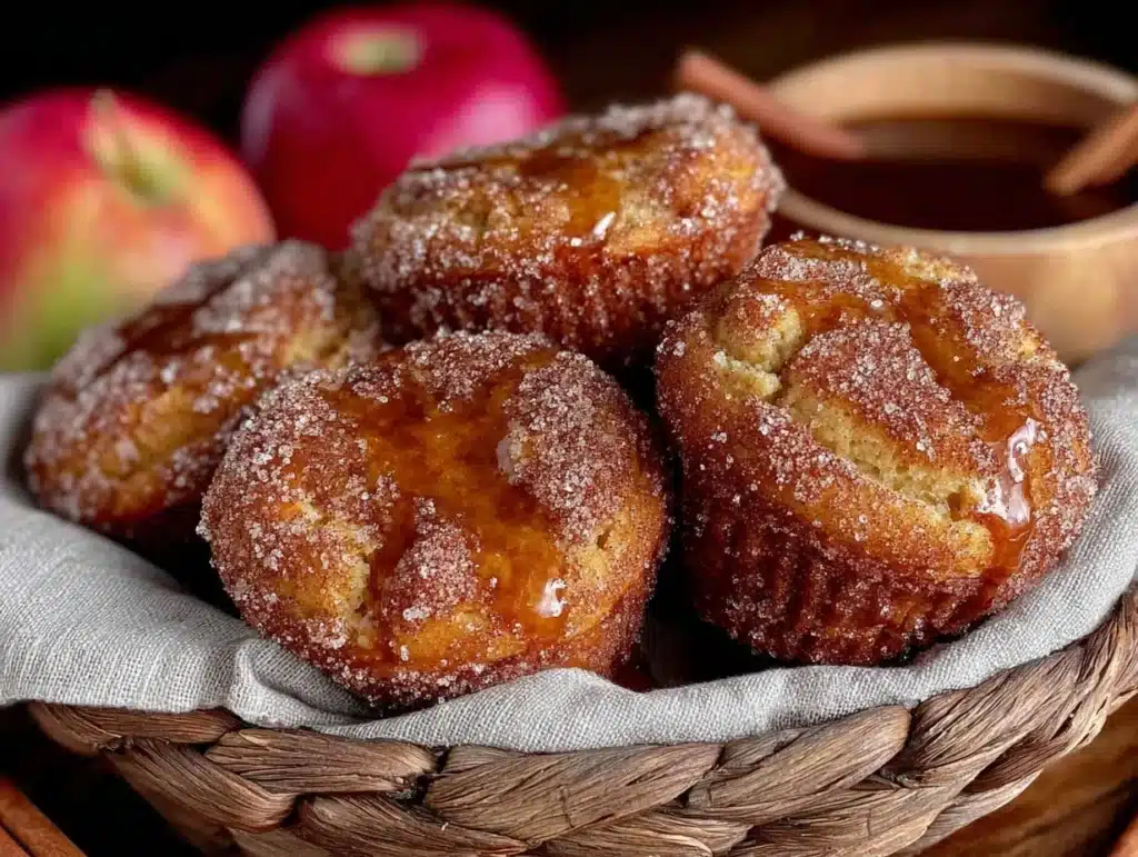 apple cider donut muffins - featured image