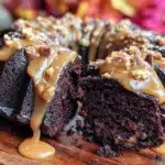 black velvet Halloween Bundt cake - featured image