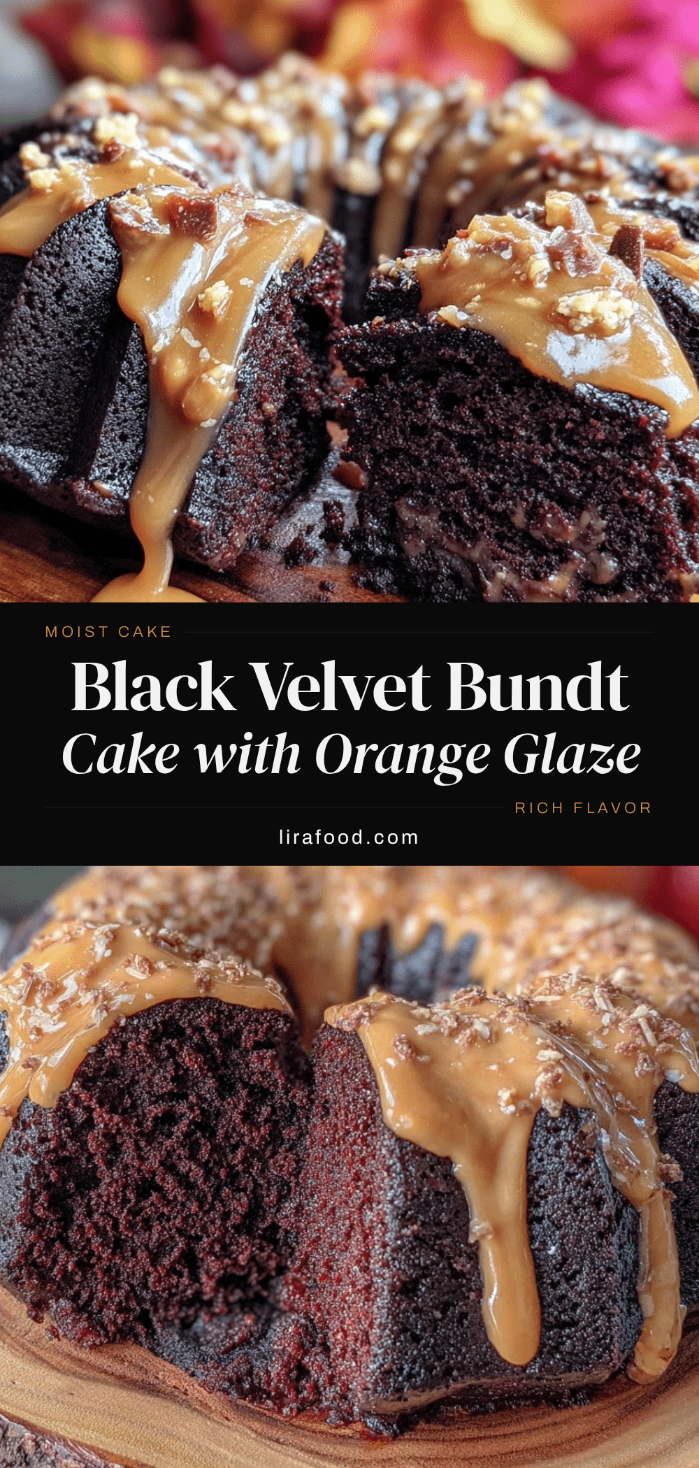 black velvet Halloween Bundt cake recipe