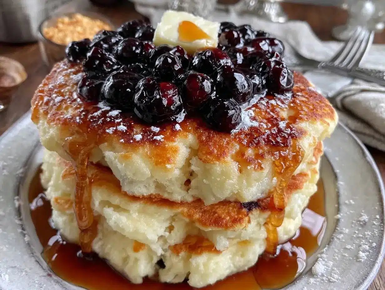 blueberry buttermilk pancakes preparation steps